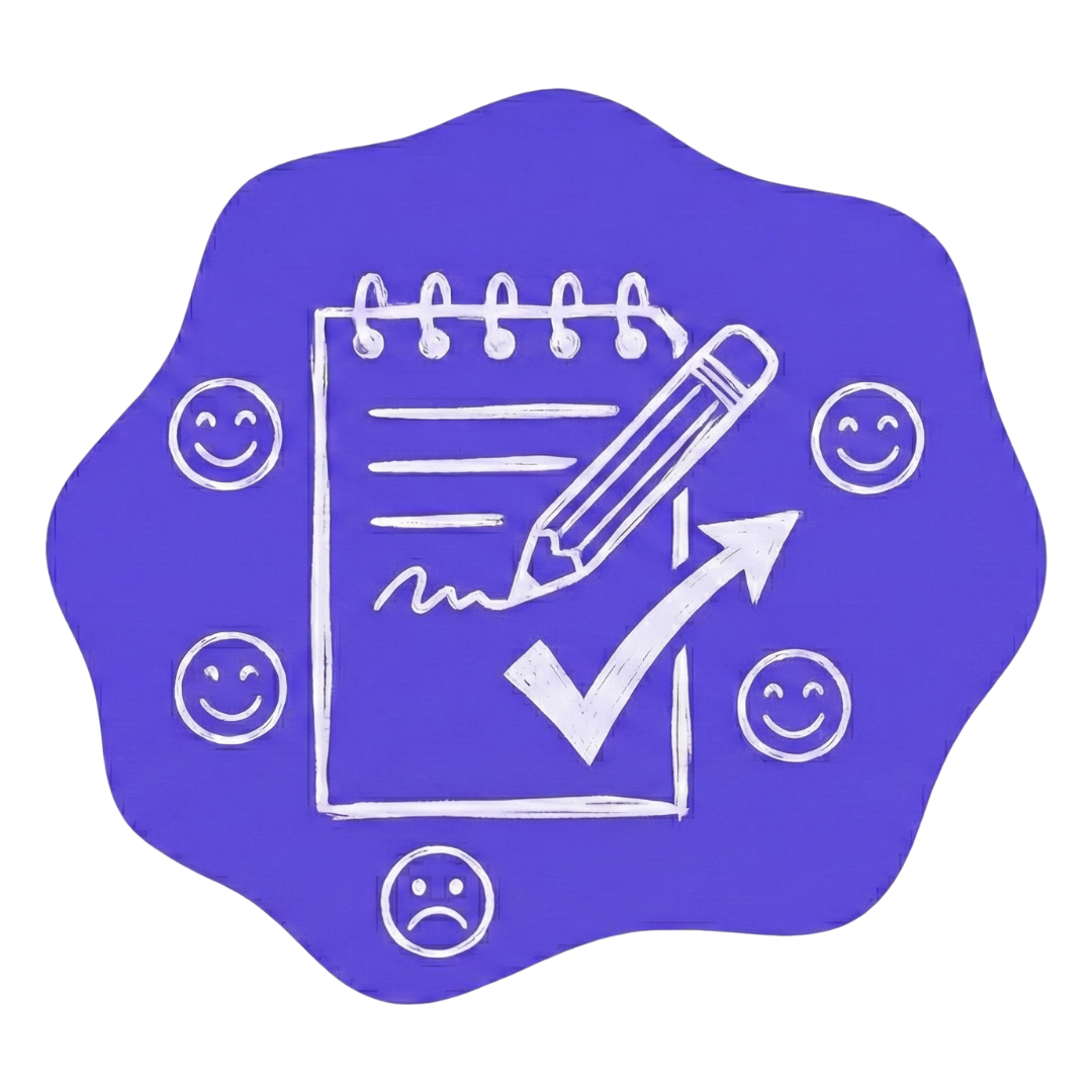 Client receiving therapy homework instructions, reminders, and feedback through Zensible