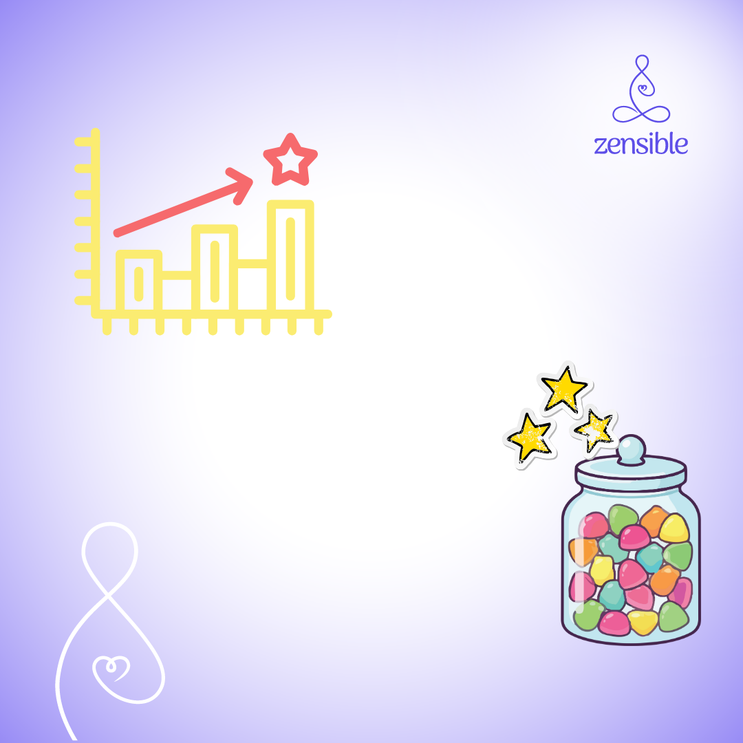 Candies and stickers can make therapy clients, especially children happy.