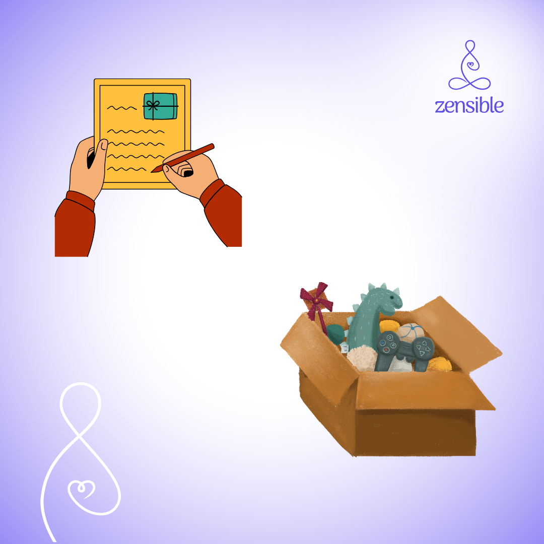 Toolkit that client can use as keepsake after therapy termination.