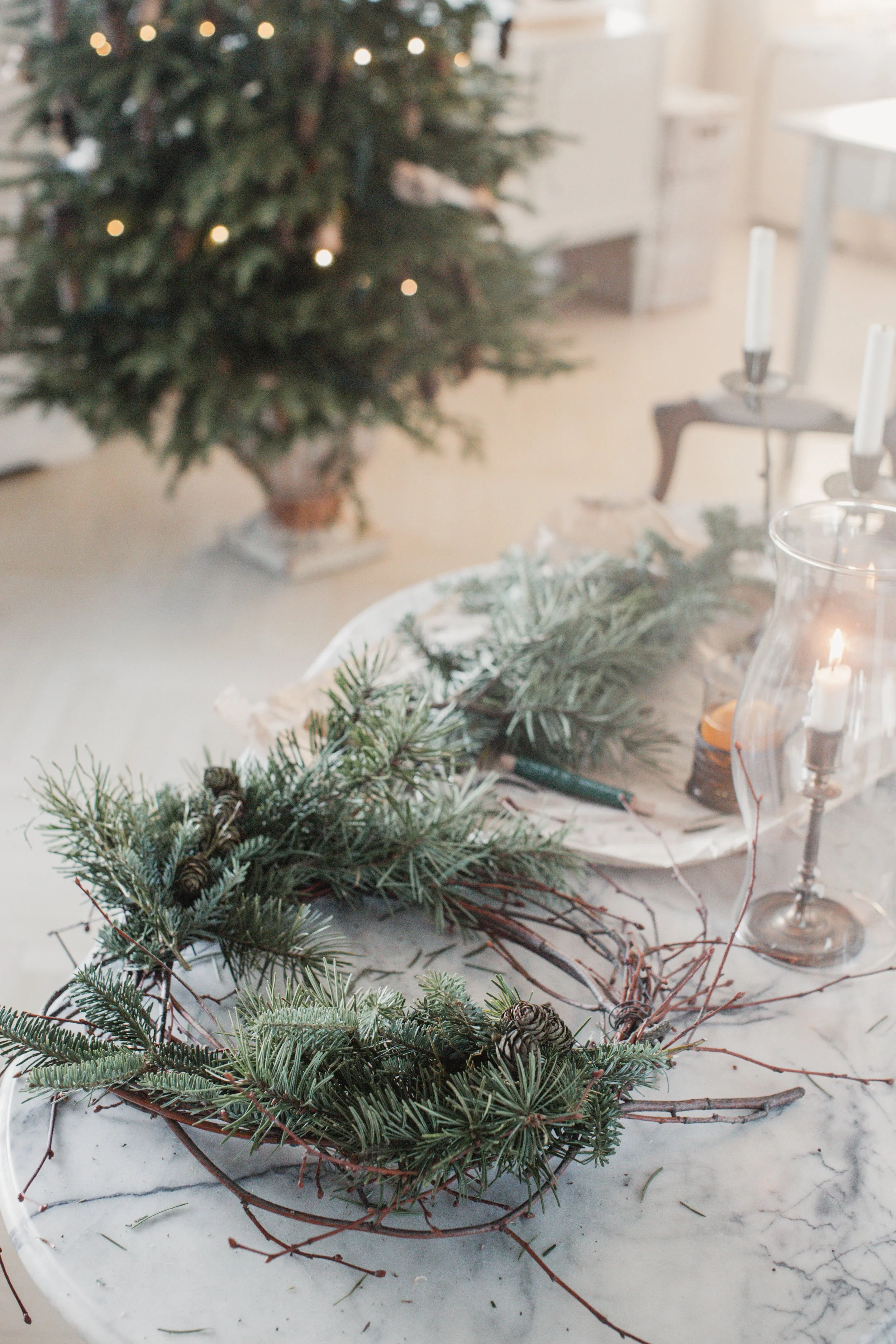 Bare Christmas Wreath