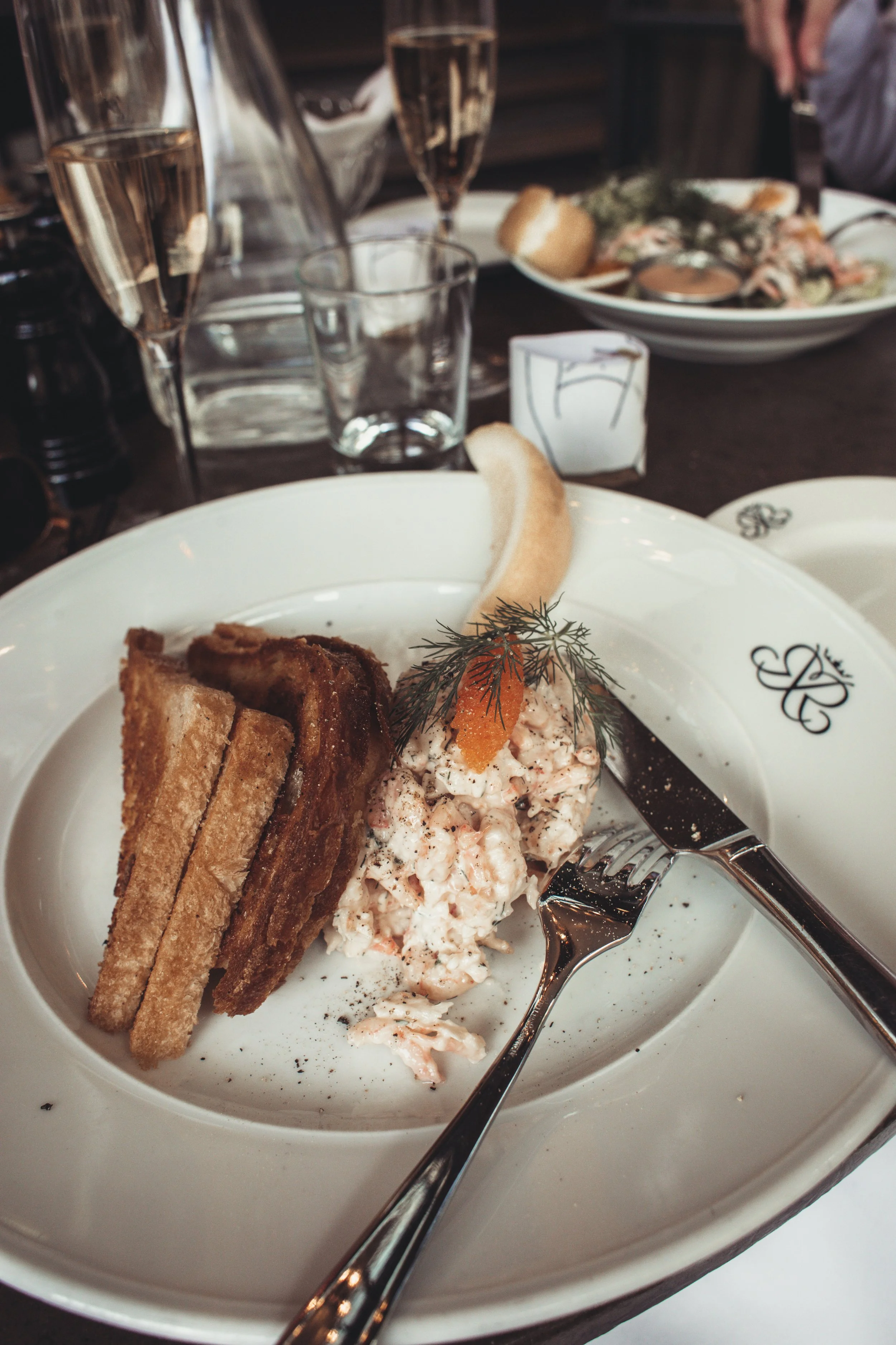 toast skagen always. 