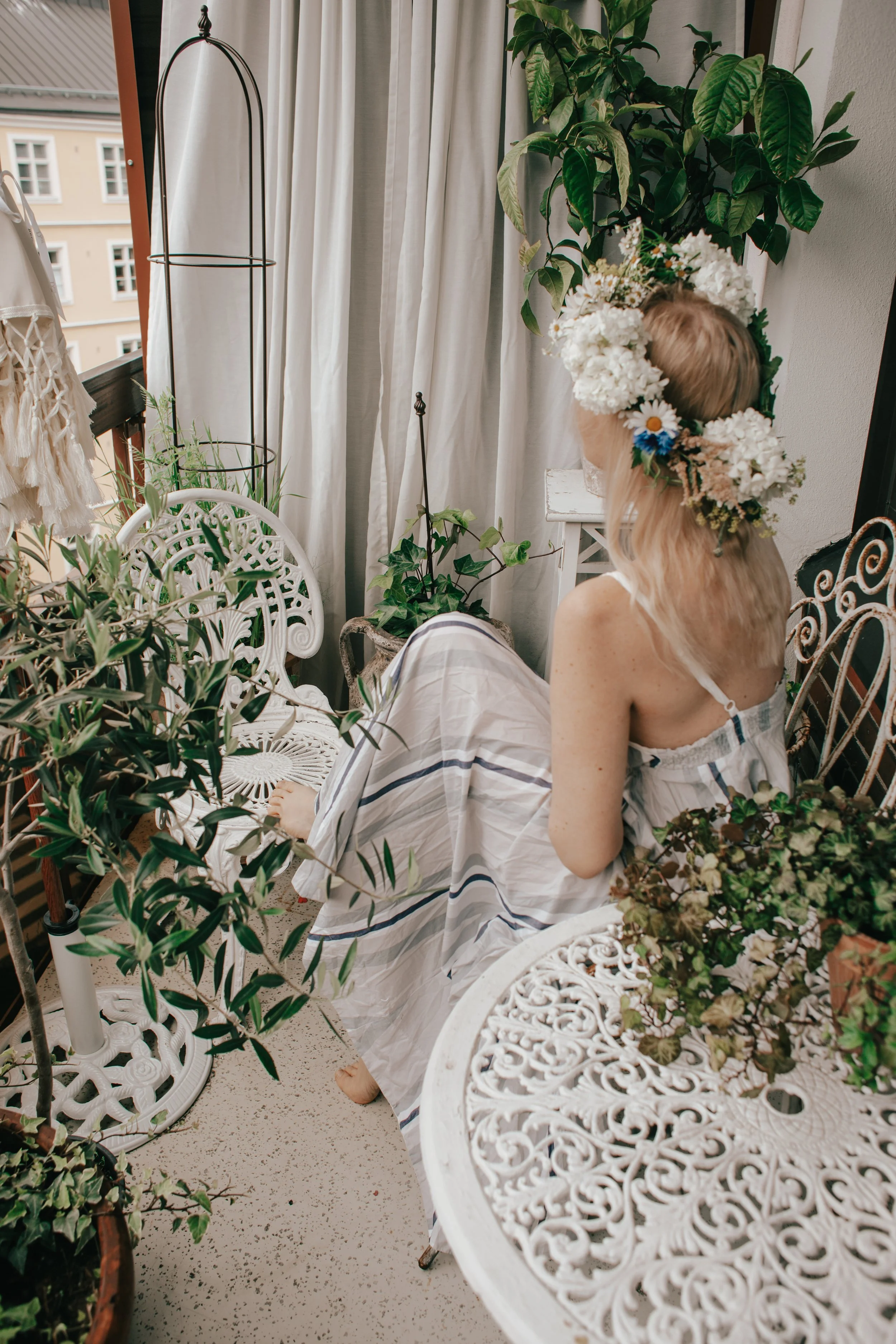 midsummer flower crown