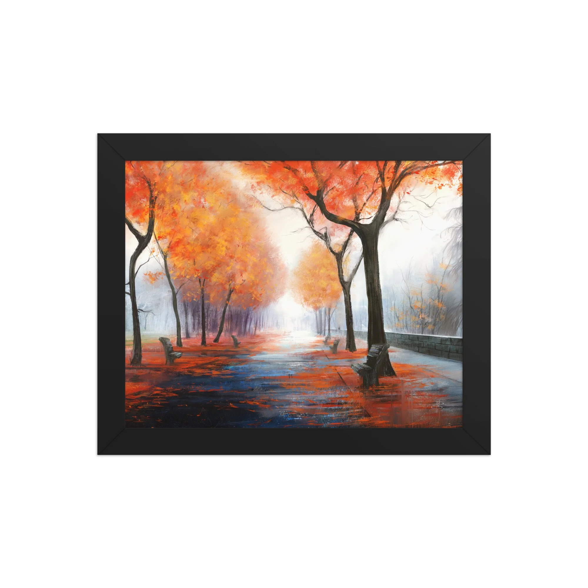 Lone alley | Framed Poster