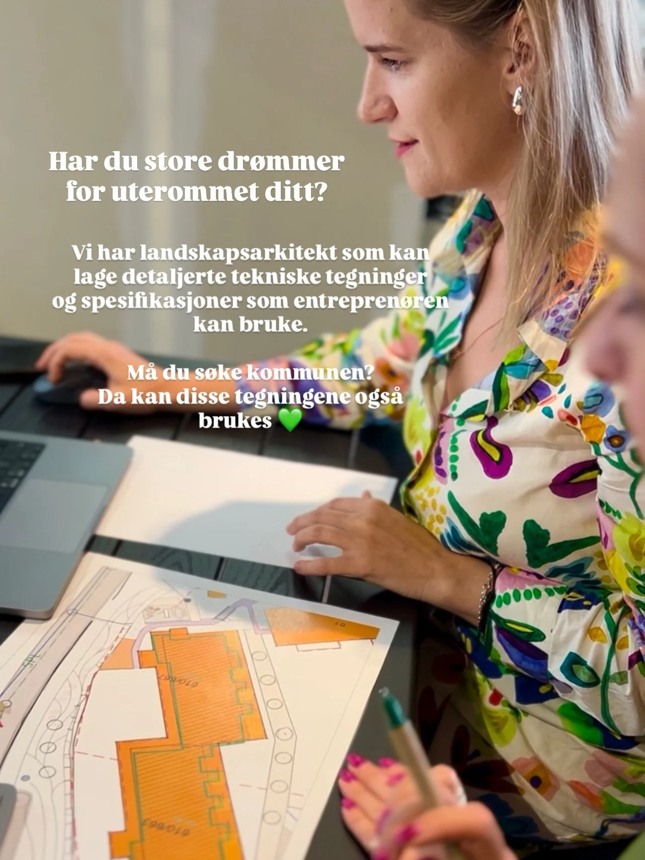 Kontakt oss p&aring; hagedesign@oddernesgartneri.no 💚 Vi leverer alt fra enkle skisser og plantetips til fulle hagedesign og tekniske tegninger 🌳🏡 #hagedesign