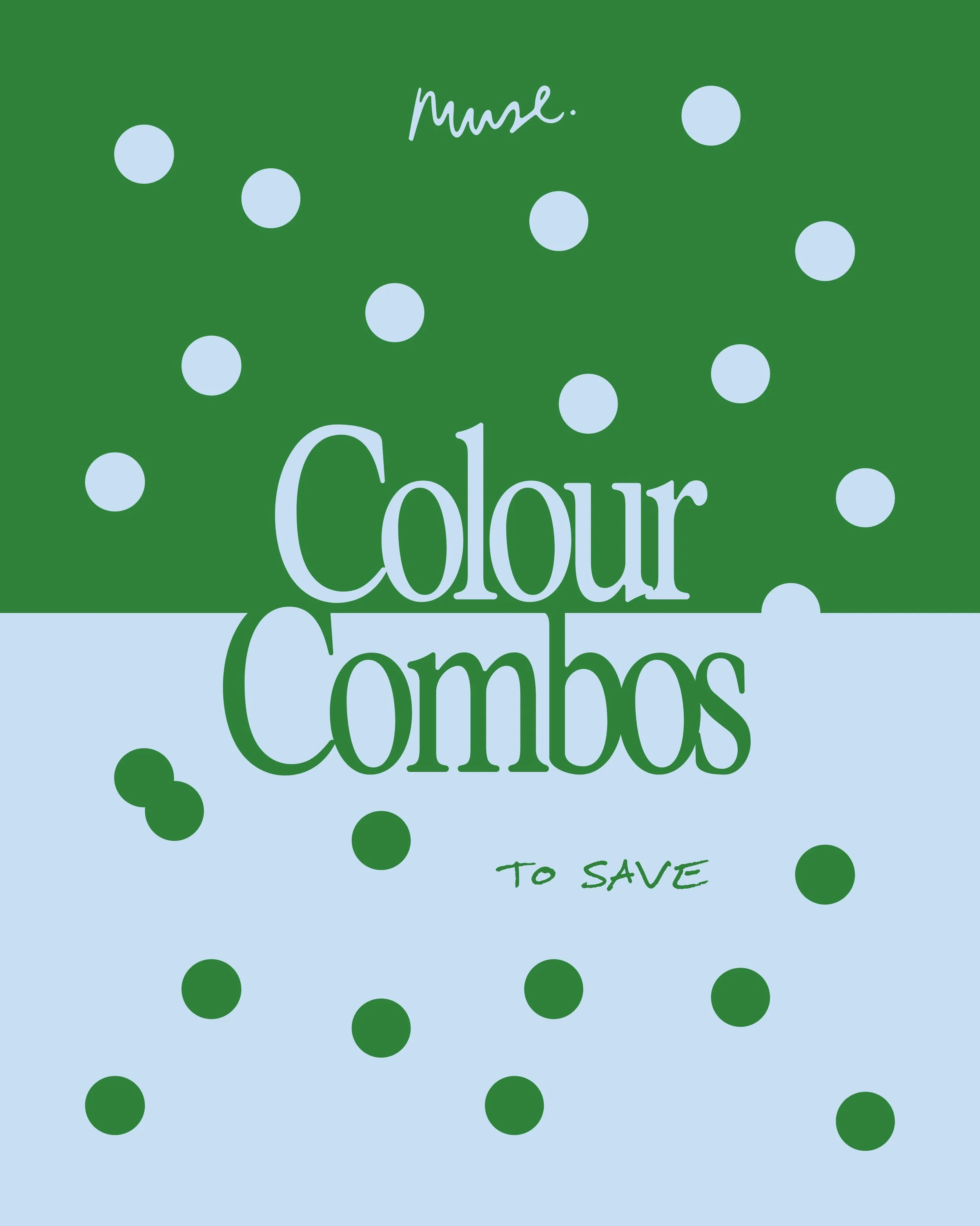 Save these fun colour combinations!🤩

We&rsquo;re forever searching for design inspiration, ESPECIALLY in the colour department🧐 So we&rsquo;re sharing these because sharing is caring hehe!

One thing about us is we are constantly looking for colou