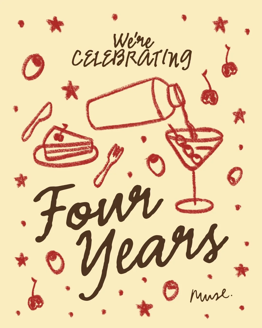 This weeks a special one🥹

We&rsquo;re celebrating 4 years of Muse Studio!!
Which is actually unbelievable in itself, but you know what they say&hellip;

Time flies when you&rsquo;re having fun!🤩

For those of you who maybe don&rsquo;t know us, hi!