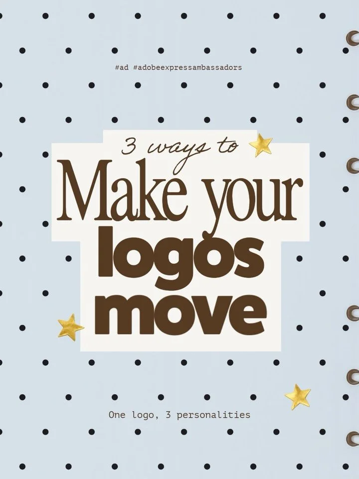 Give your logos movement😋

Because who said your logos have to be still all the time?!
Adding animation and movement to your logo adds a whole new level of personality and stand out element!

Here&rsquo;s 3 different ways that you can animate your o