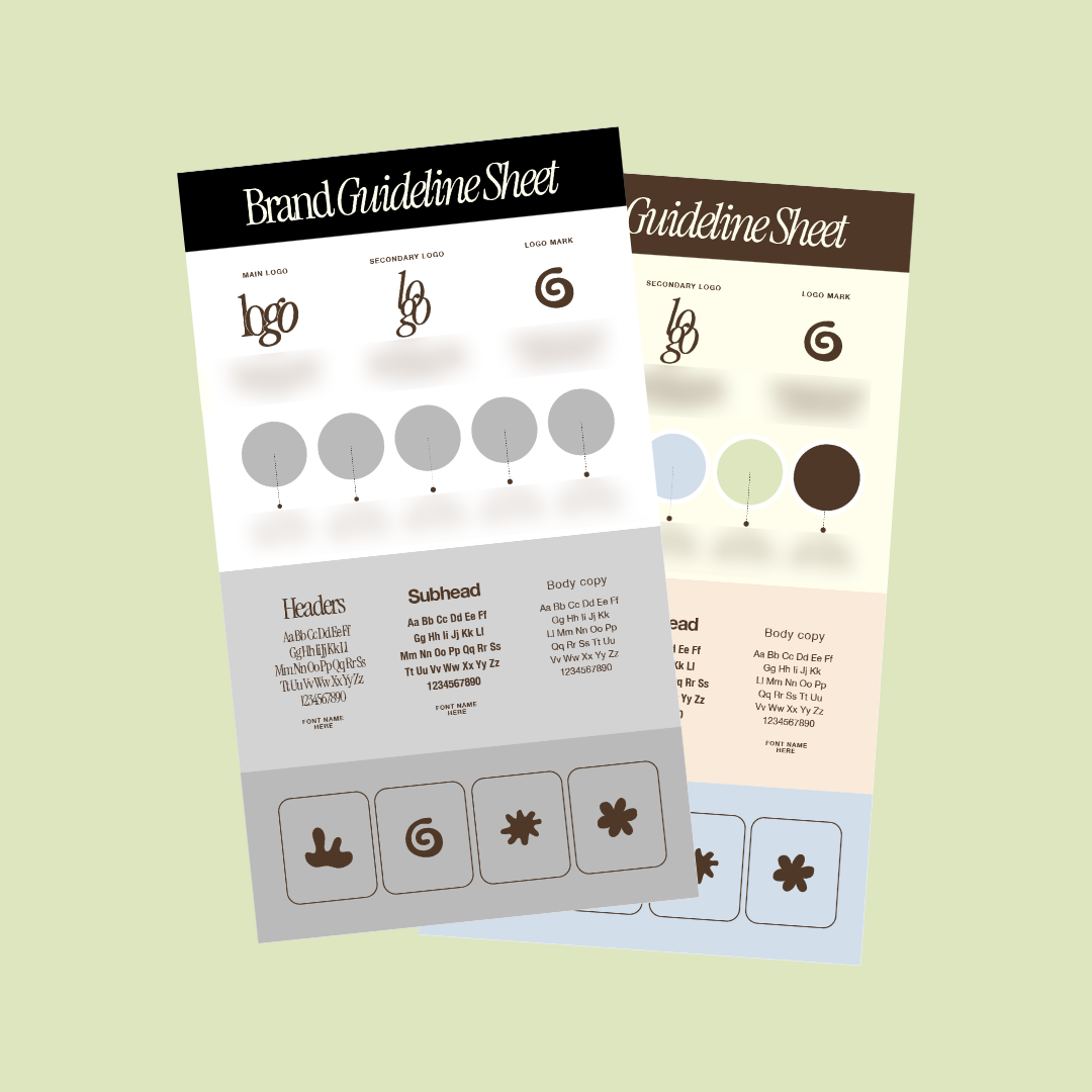 Brand Guideline Sheet