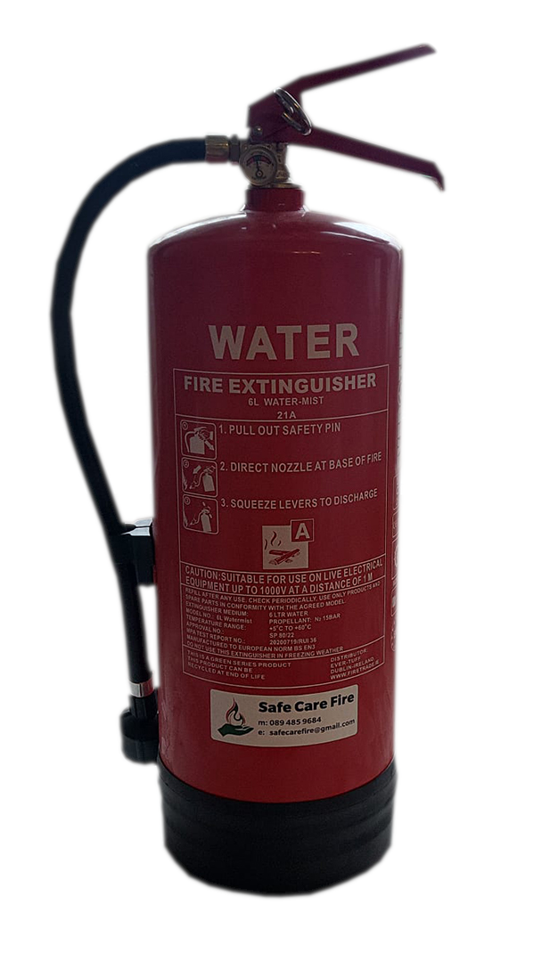 Picture of a water-based fire extinguisher