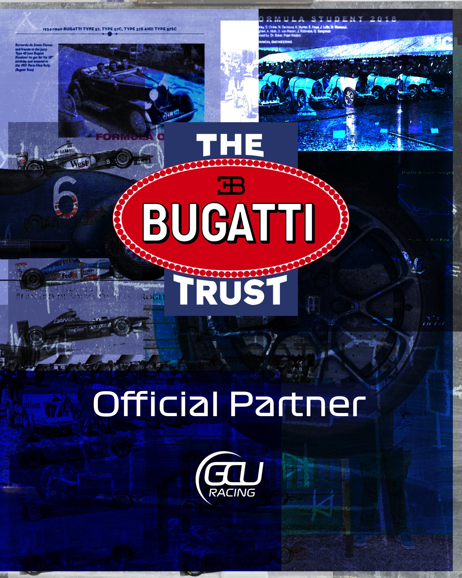 GCU Racing renew sponsorship with The Bugatti Trust