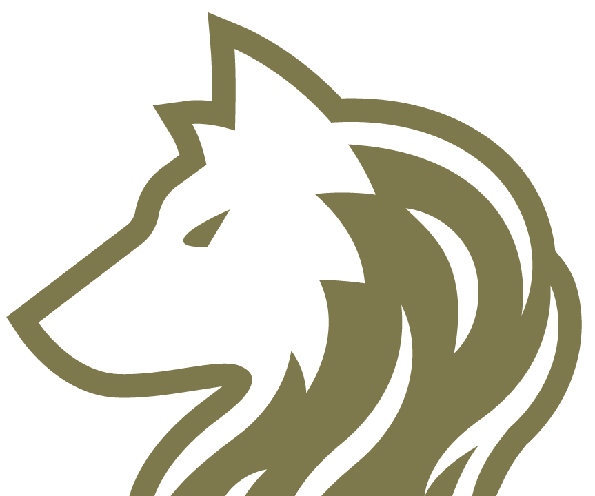 Sound + Fury logo of a wolf's head facing leftwards