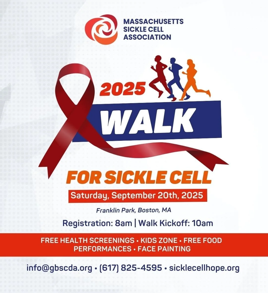 Massachusetts Sickle Cell Association 2025 Walk for Sickle Cell