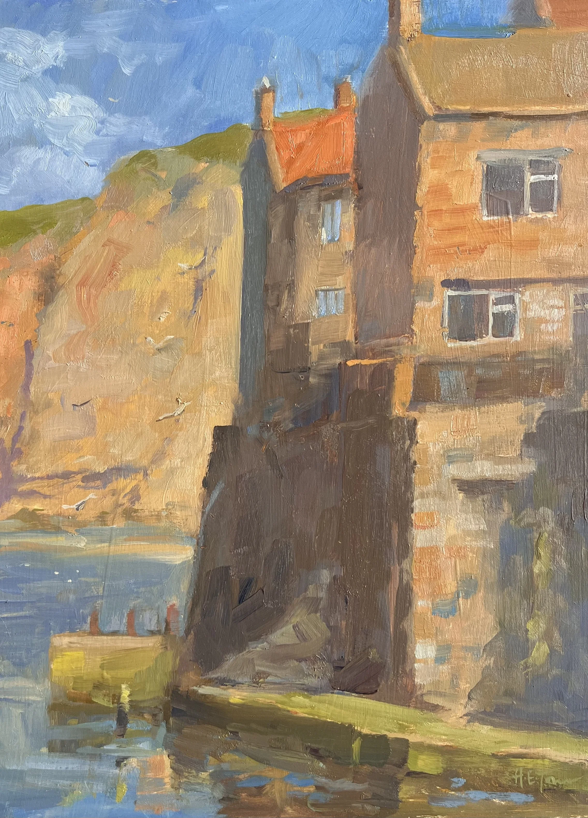 Afternoon Light by Staithes Beck
