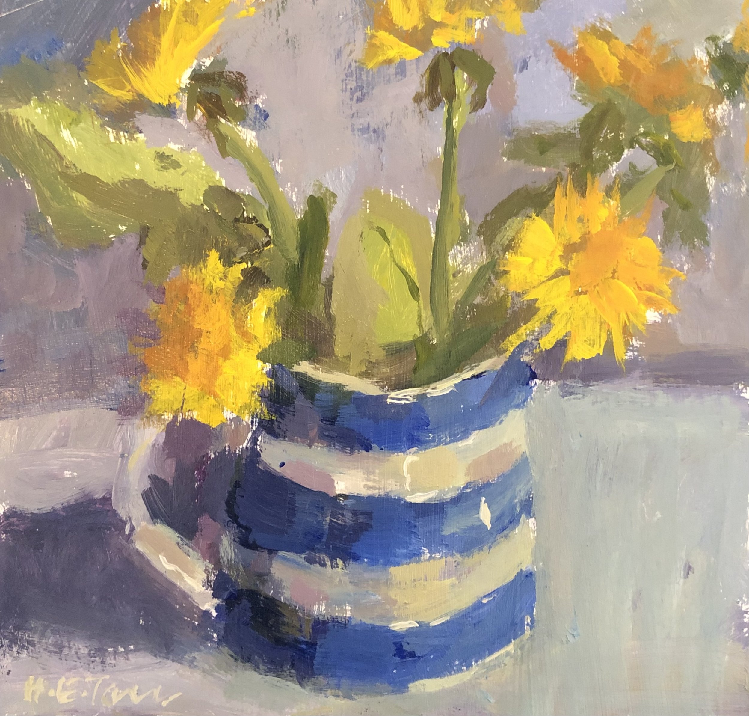 Cornish Jug and Dandelions
