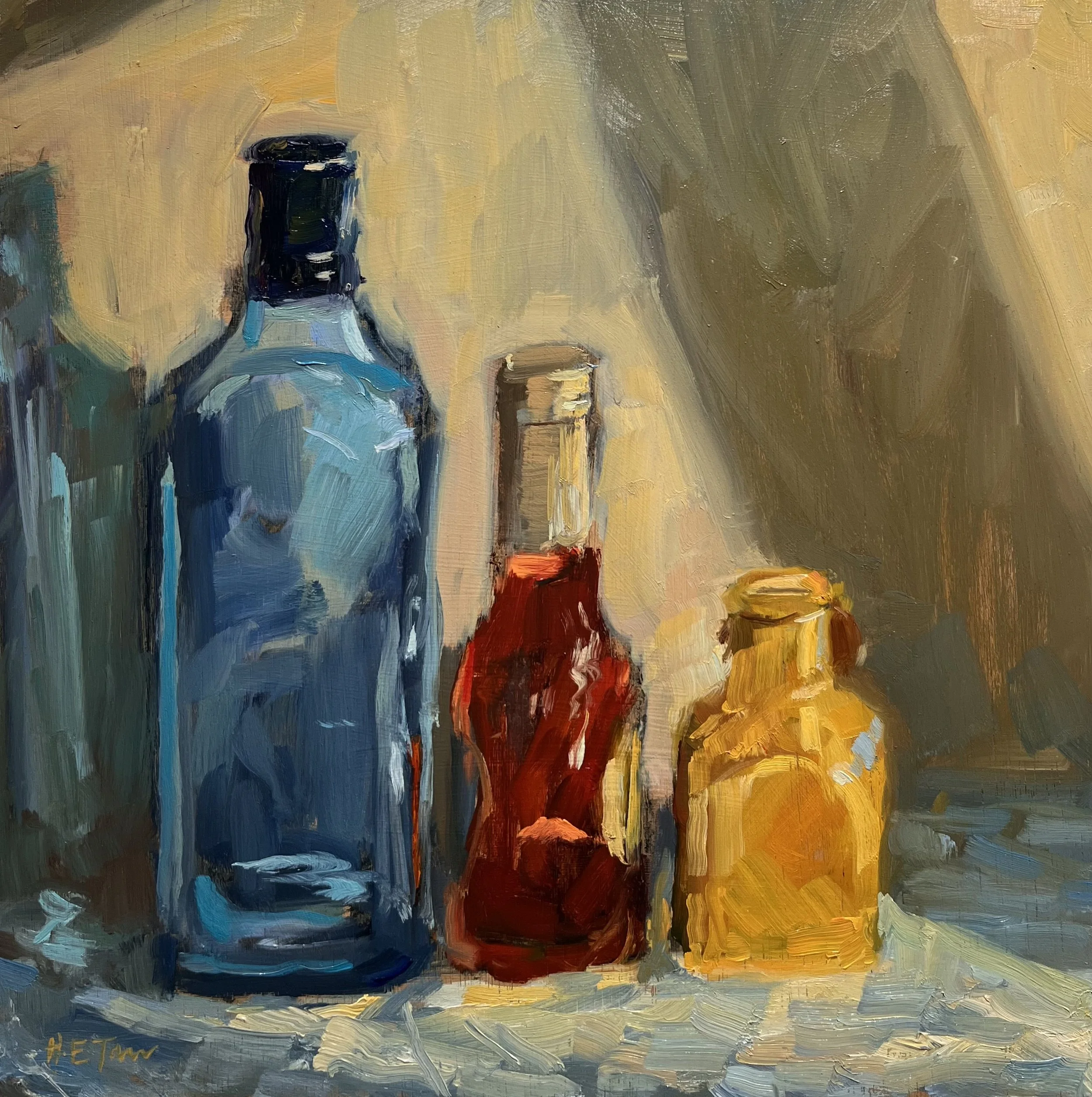 Sapphire, Rose and Gold