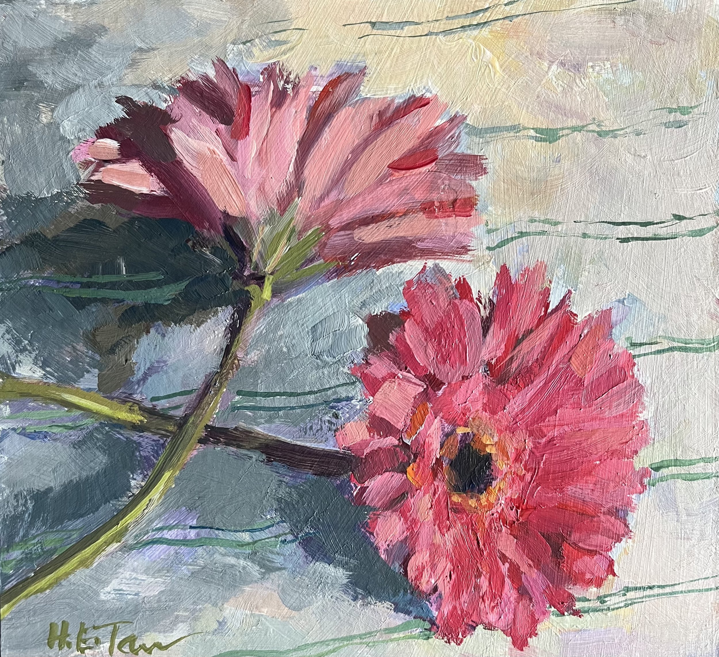 A Pair of Pink Gerberas