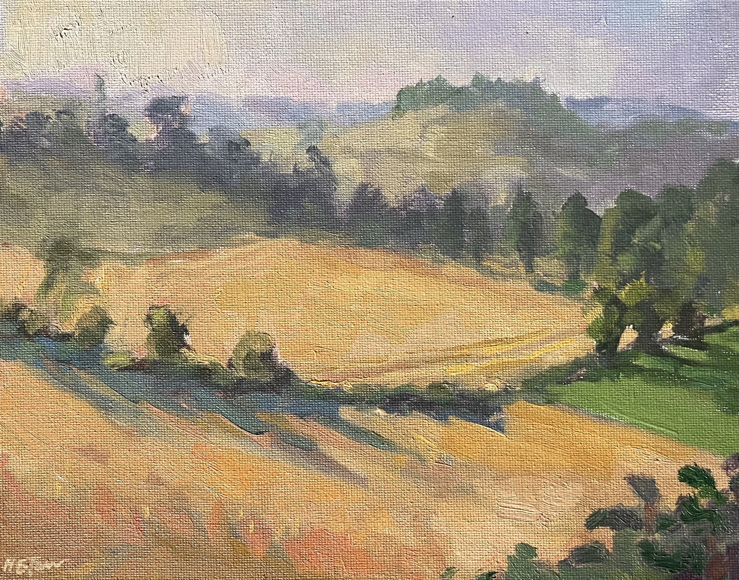 Morning Mist Over the Cornfields