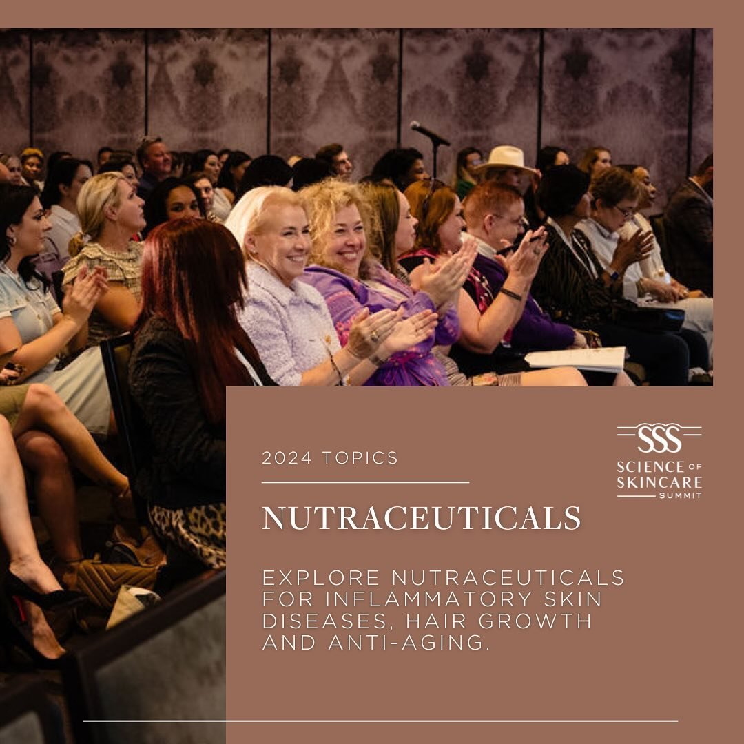 Join us this November for an exciting track focused on nutraceuticals for inflammatory skin diseases, hair growth, and anti-aging.

Don't miss out on this opportunity to explore the intersection of science and beauty!

Secure your spot today at www.s