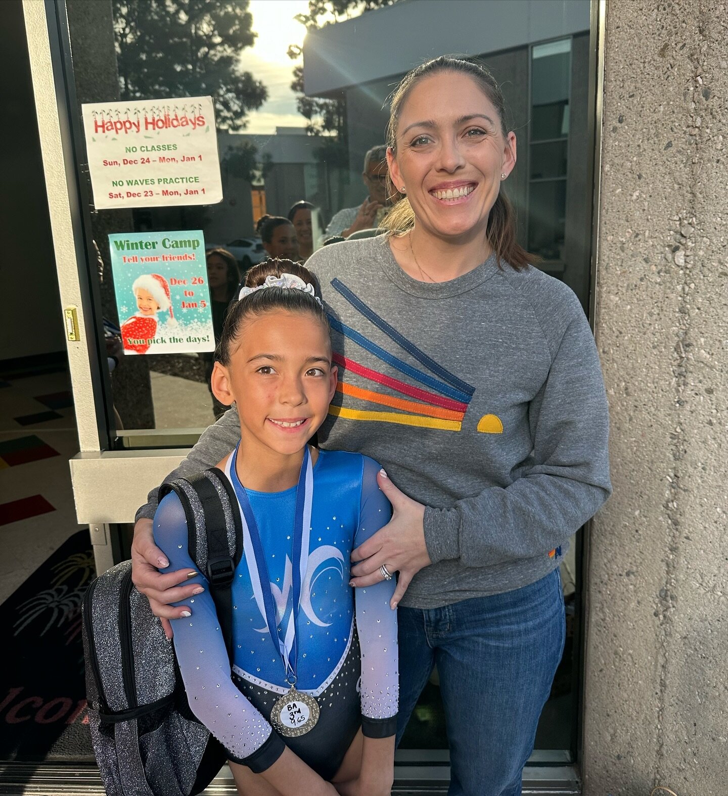 My beautiful daughter killed it at her first gymnastics tournament! Taking 3rd place in bars!  I am so proud of her, not for getting a medal.. but for her growth as a gymnast, positive attitude and how much she supported her teammates! ❤️