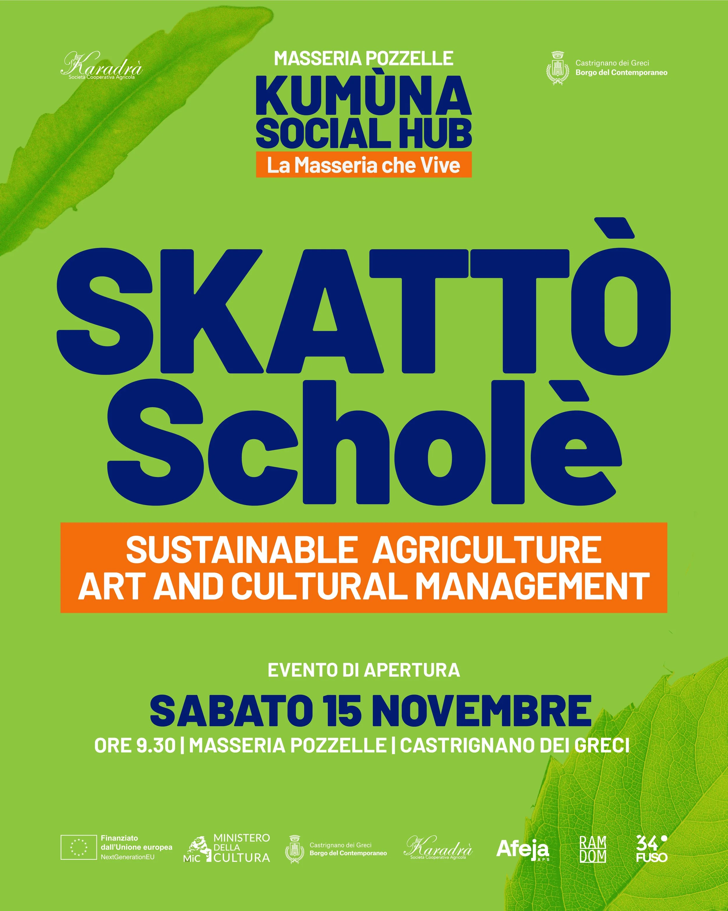 SKattò Scholè, preparati a diventare protagonista del cambiamento.&nbsp;&nbsp;