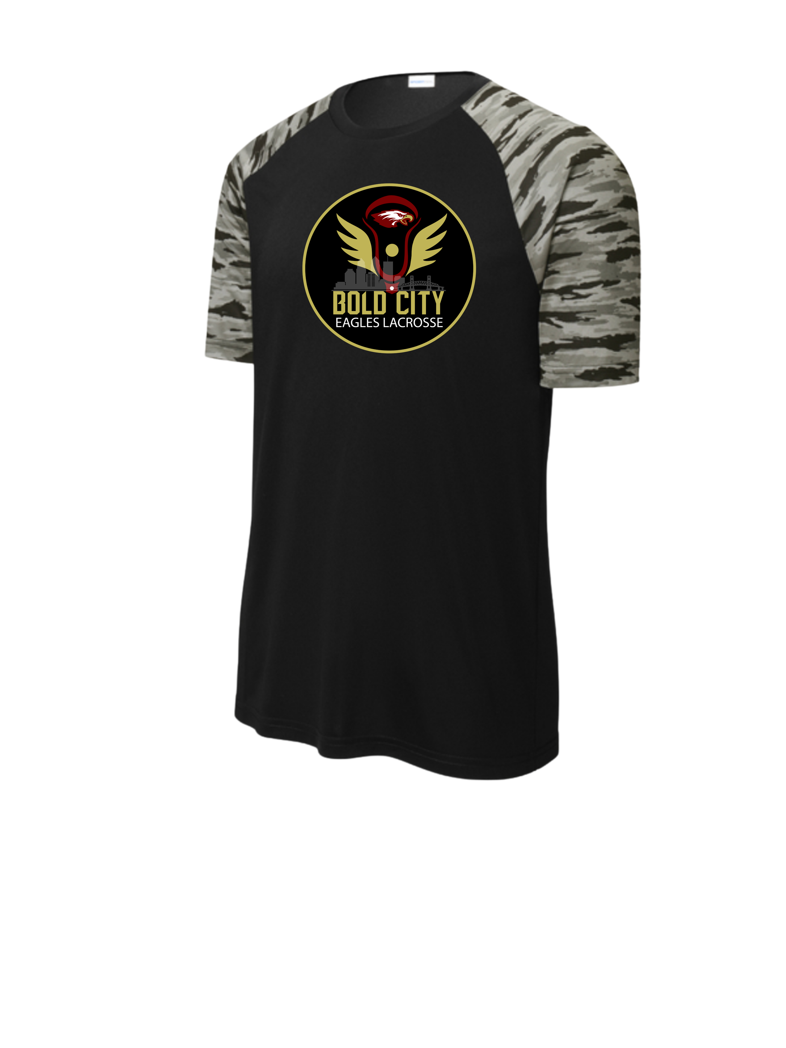 Performance color block tee (ST376)