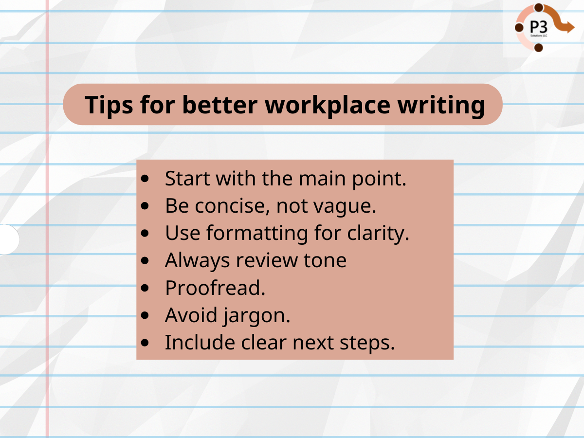 The Dangers of Poor Writing in Workplace Communication — P3 Solutions