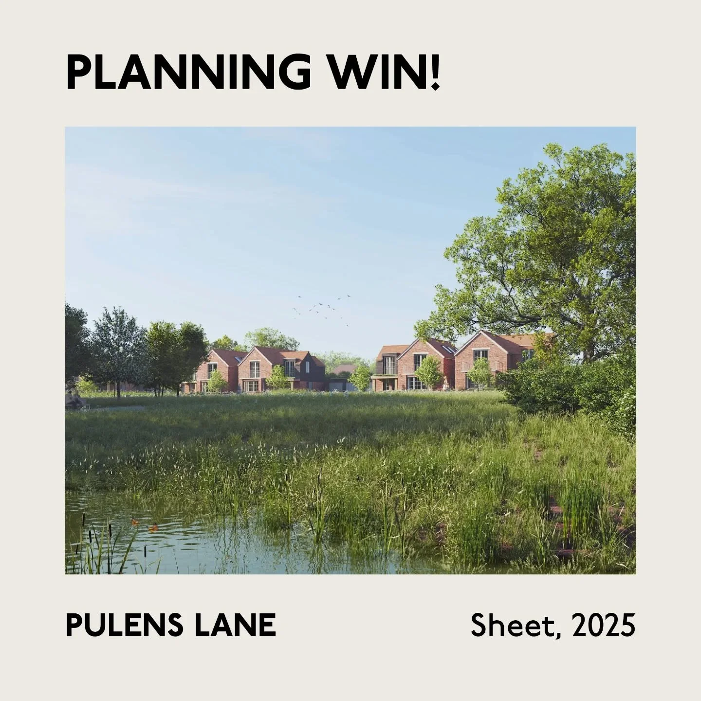 How do you build much-needed homes without losing the magic of a beautiful riparian landscape?

Our scheme near Pulens Lane, Sheet finds that balance, delivering 50% affordable housing while protecting and enhancing the special qualities of the River