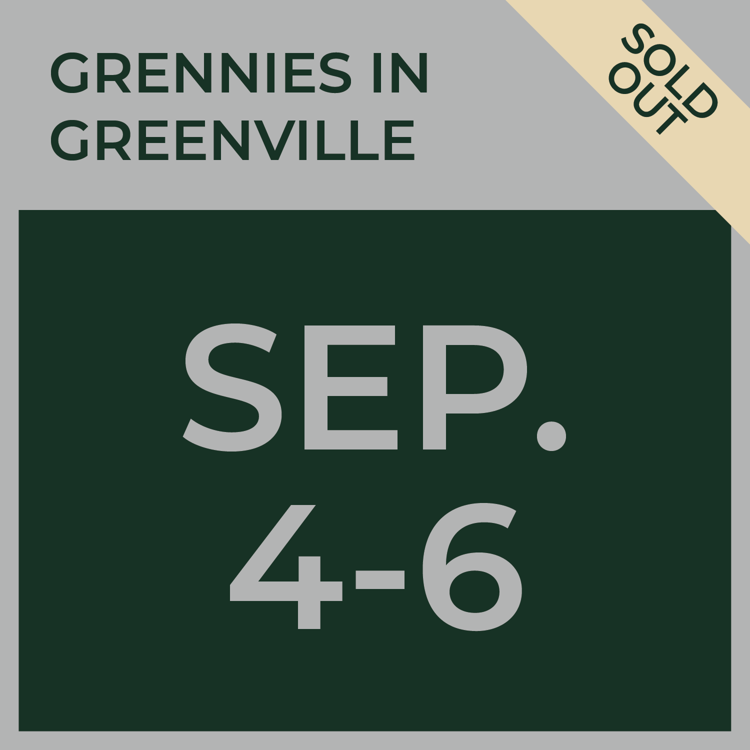 Grennies In Greenville: A Workshop