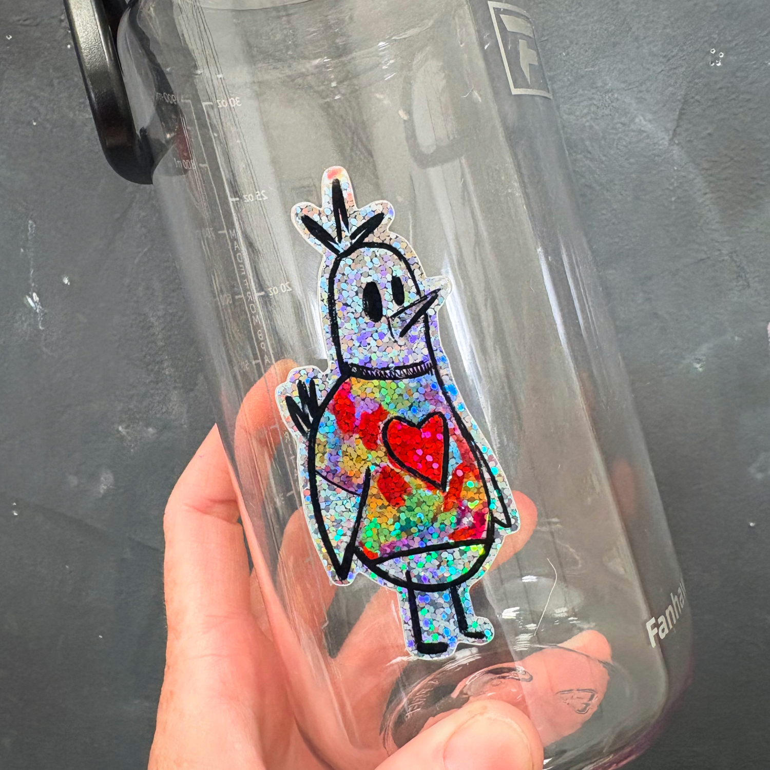 love is love on waterbottle.png