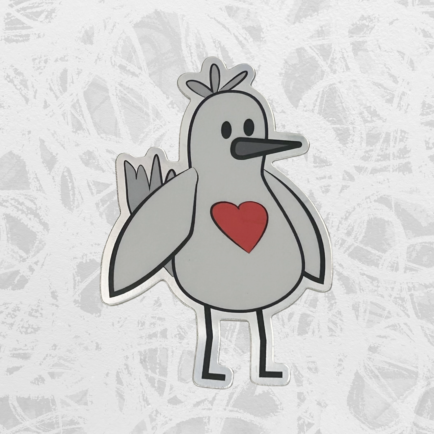 Scruffy Love Sticker