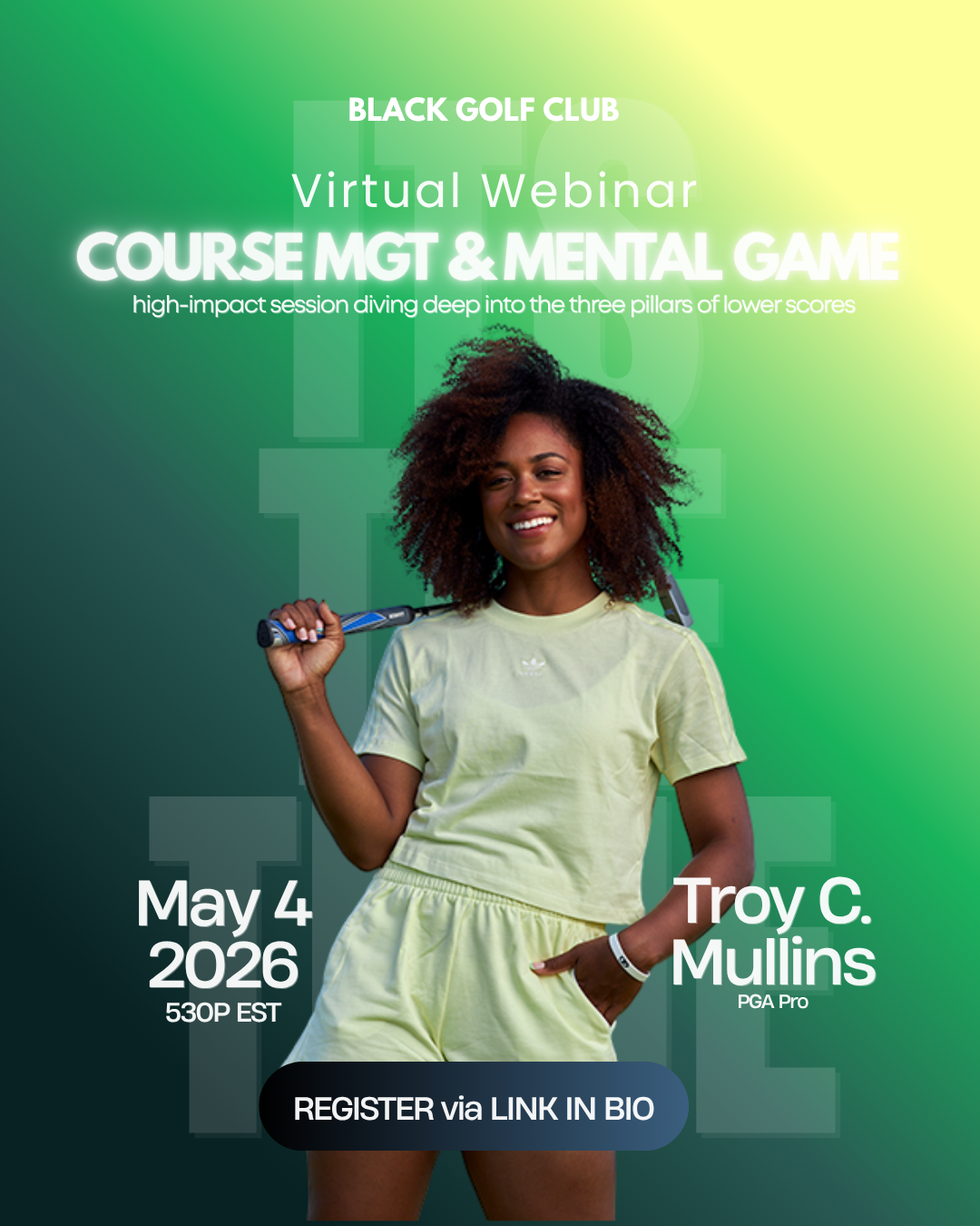 Golf Webinar: Course Management f. Troy C. Mullins