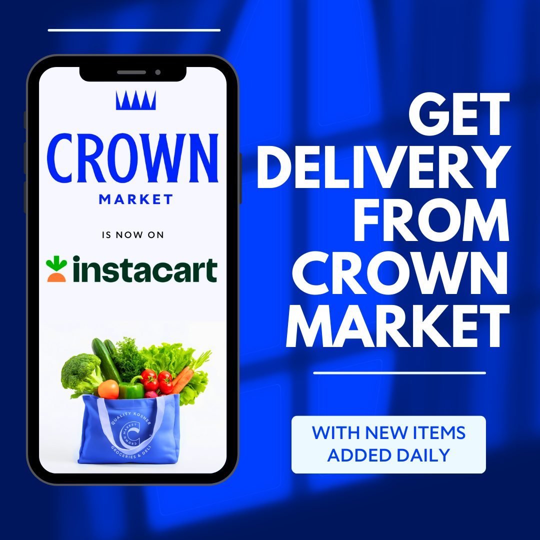 🛒Shopping with Crown Market just got easier.✅

You asked, and we listened!  We understand how busy your lives can get, and it's not always possible for you to come shop in West Hartford for all your Kosher needs.  So we've decided to exclusively par