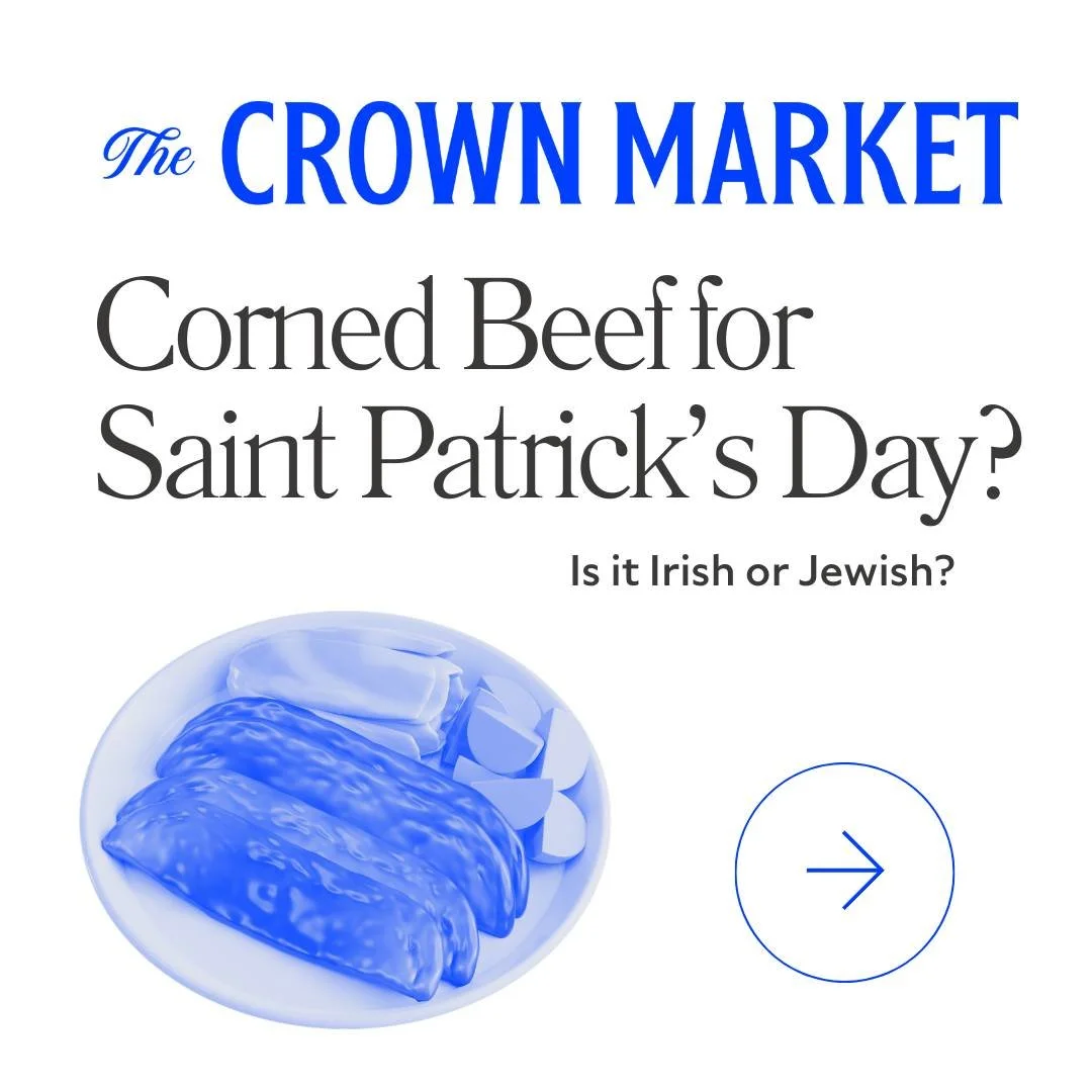 Jewish cuisine has a unique way of crossing many cultures and transcending borders.  Saint Patrick's Day is a perfect example - where in the US, we celebrate with meals like corned beef and cabbage, yet this is a uniquely American Irish experience.  