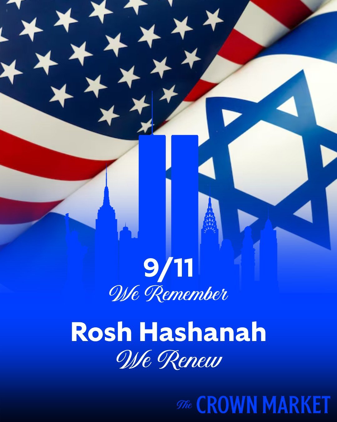 Today we acknowledge a unique merging of significant dates; the 25th anniversary of 9/11 with the eve of Rosh Hashanah.  To quote the powerful words of  @rabbistevenburg :

"Choose love over hatred, unity over division, and hope over despair.

T