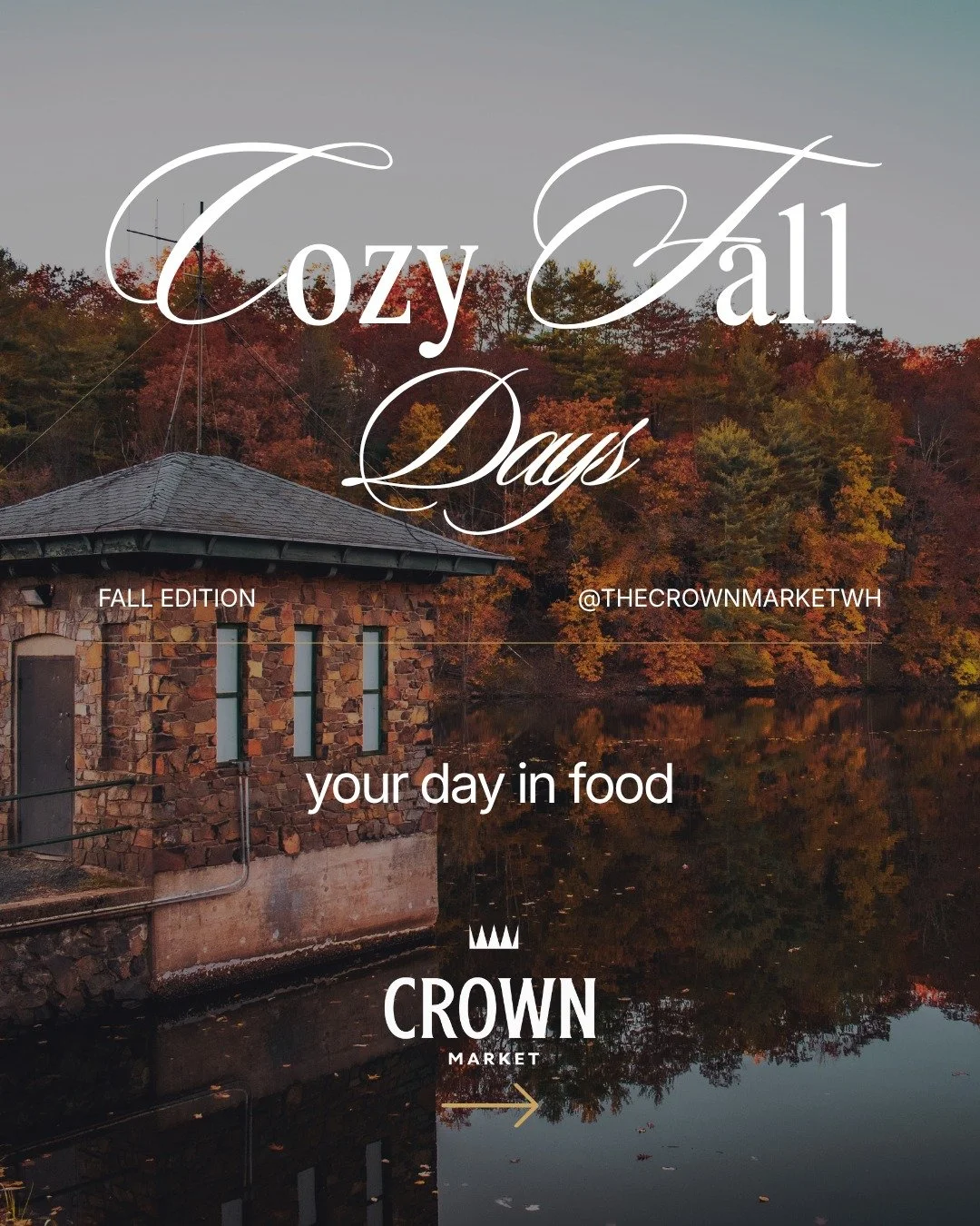 It's officially fall here at Crown Market! 

One of the things we can say we love the most about this season is the flavors - pumpkin spice, chai, anything apple, not to mention comfort soups, root veggies, and hearty entrees.

We have everything you