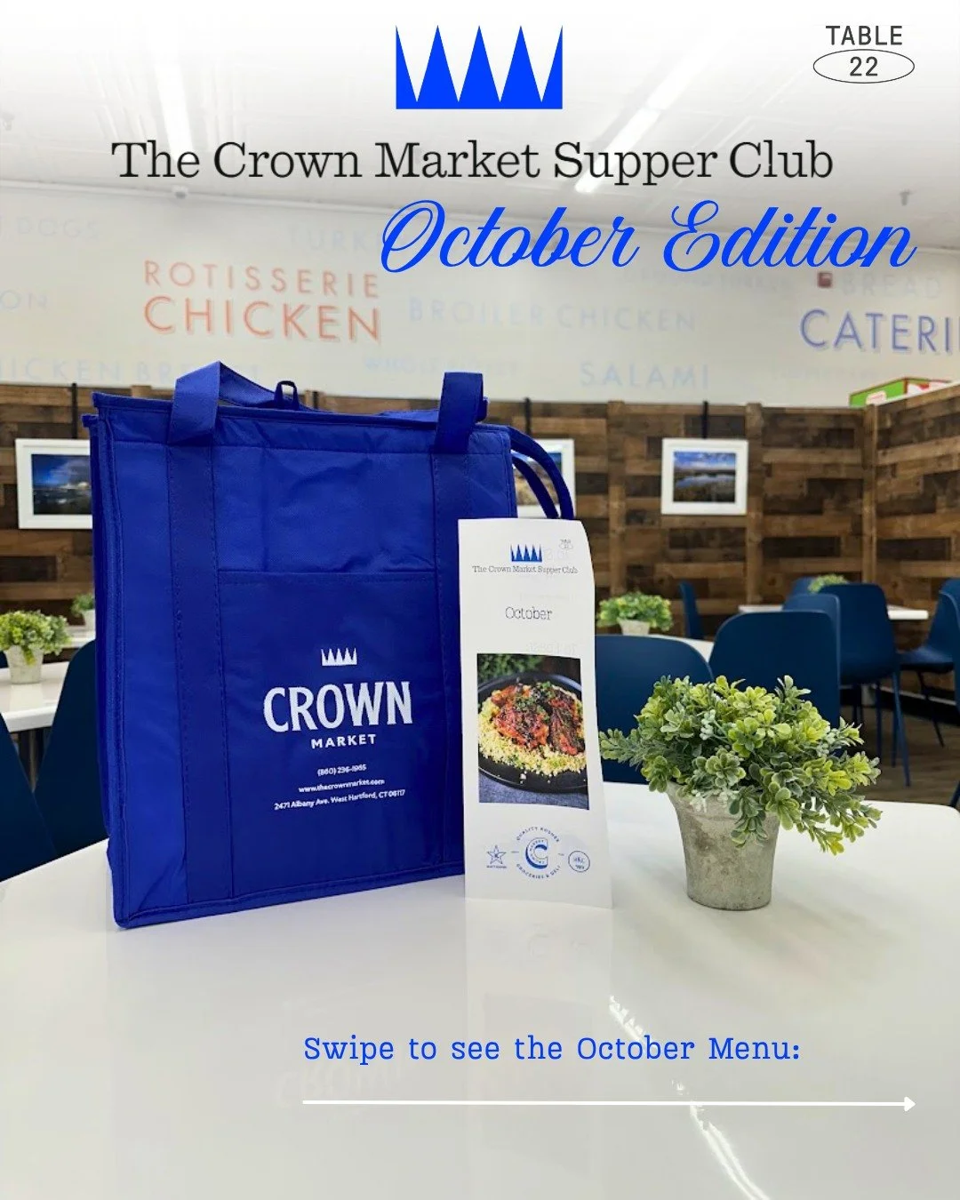 The October Menu just dropped for our supper club!

Swipe through to see everything that's included in this month's subscription - not to mention the option to add a bakery box with fresh baked treats!  A full spread of chef prepared dishes will be m