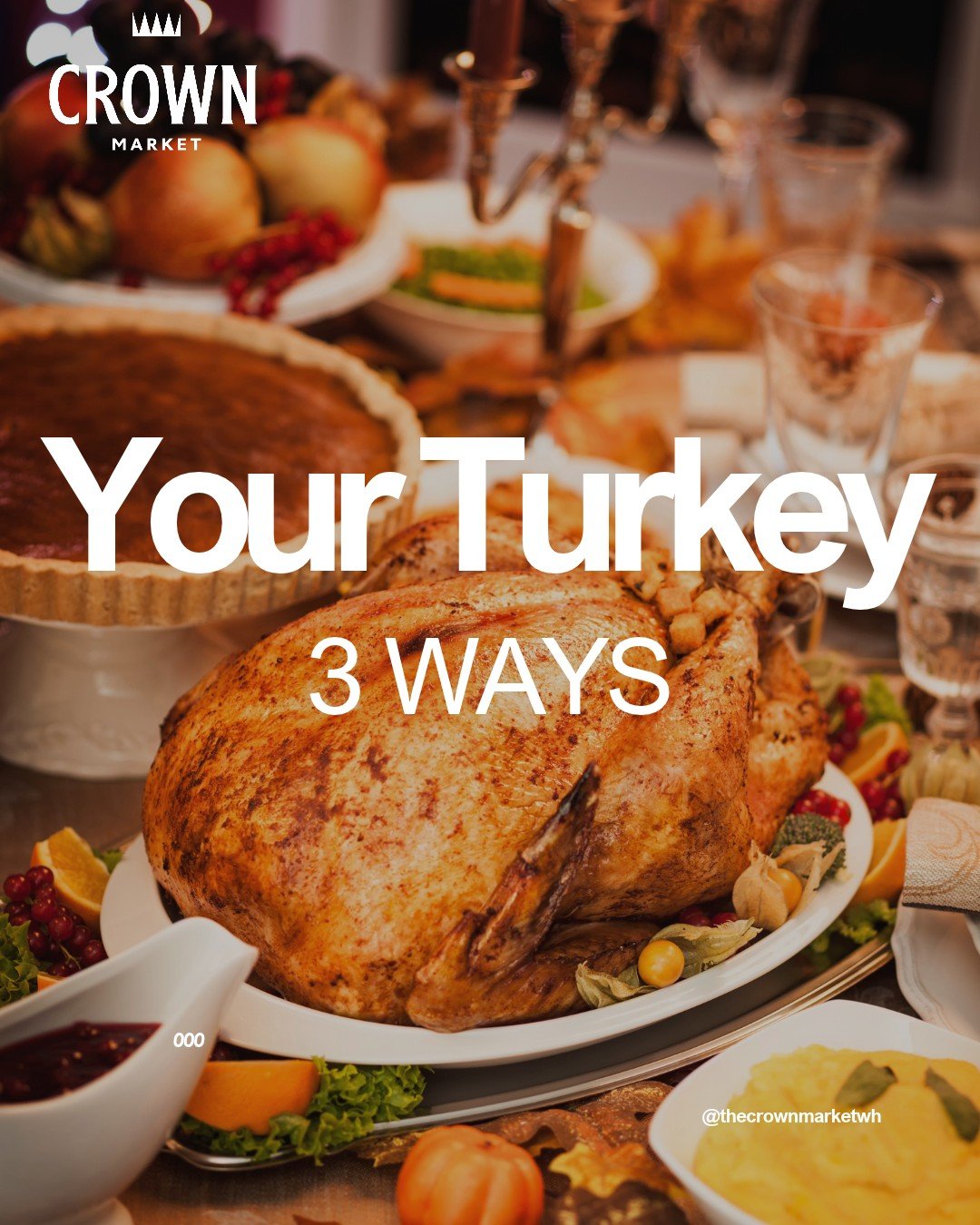 It's never too soon to talk turkey.

This year we have three ways you can preorder your turkey for Thanksgiving:

1. Whole Fresh Turkey
2. Whole Roasted Turkey
3. Sliced Turkey Breast by the Pound

Our fresh meat orders have to go through our butcher