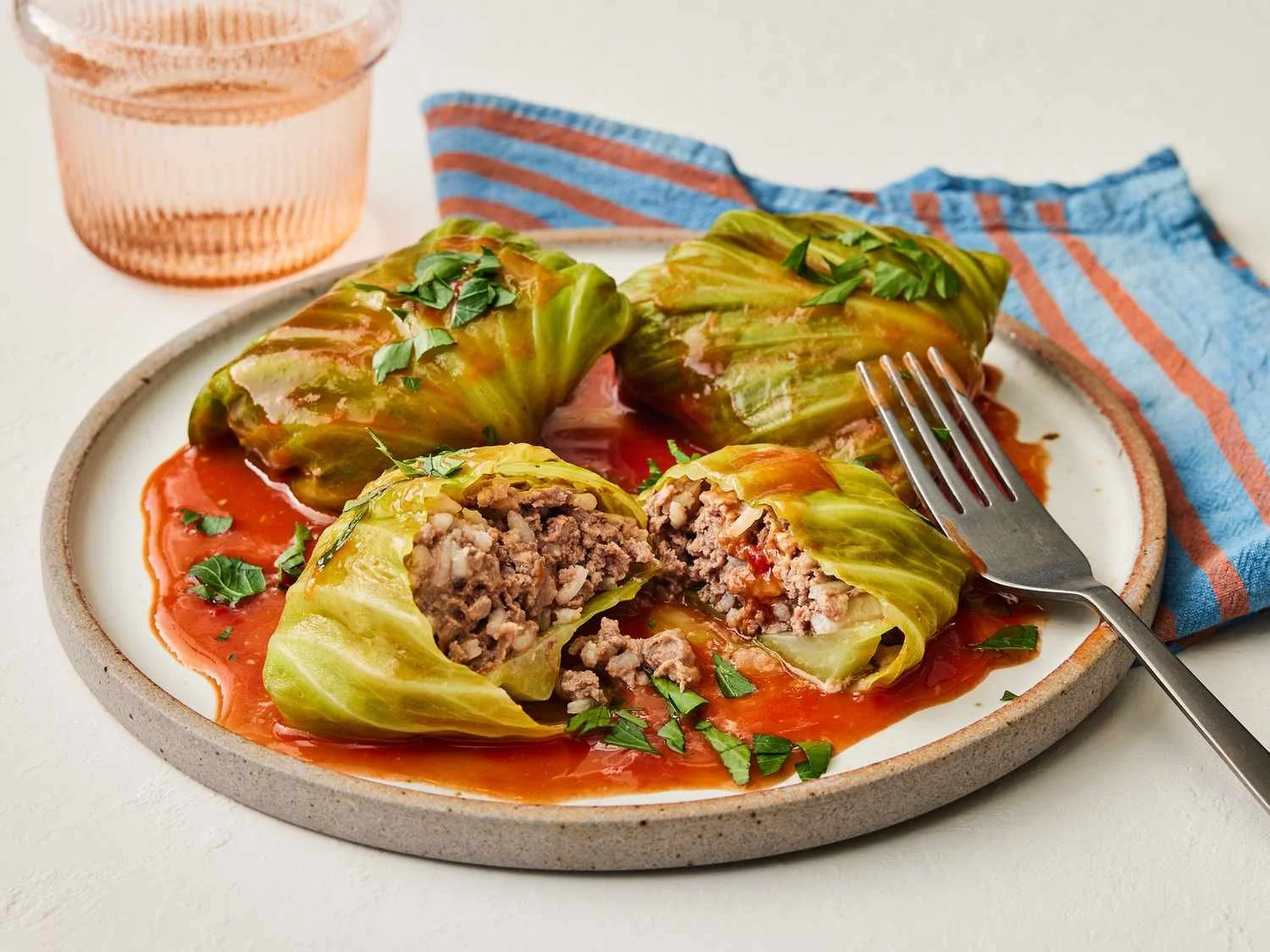 Mini Beef Stuffed Cabbages