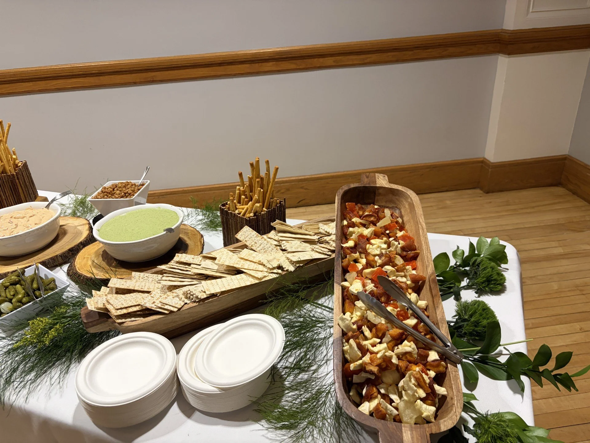 Dried Fruits, Nuts and Flatbread Crackers