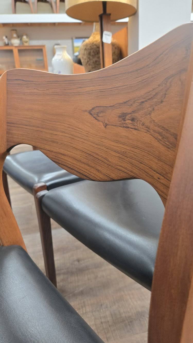 6 Rosewood Model 71 Dining Chairs