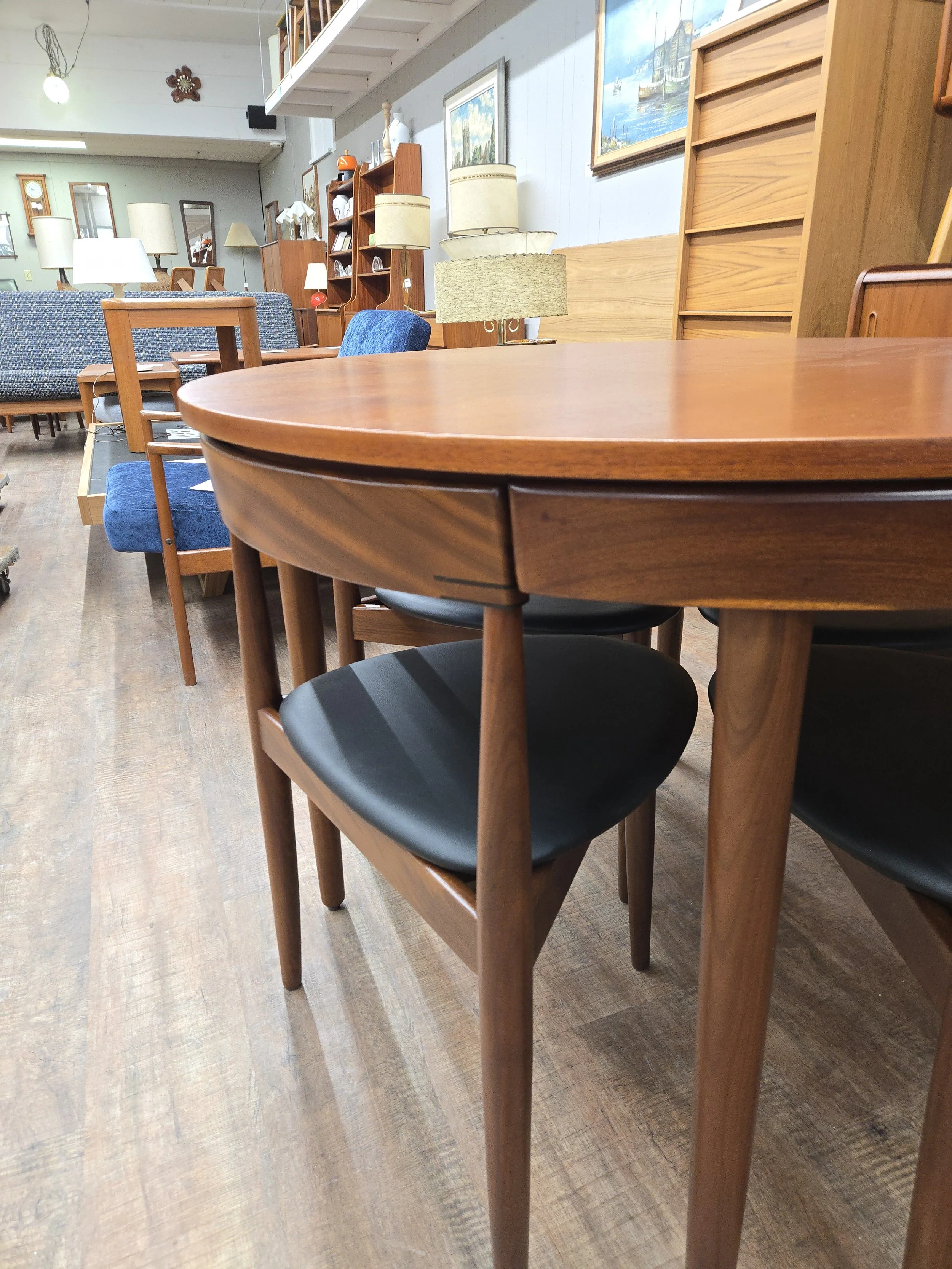 Hans Olsen Roundette Table Set in Teak