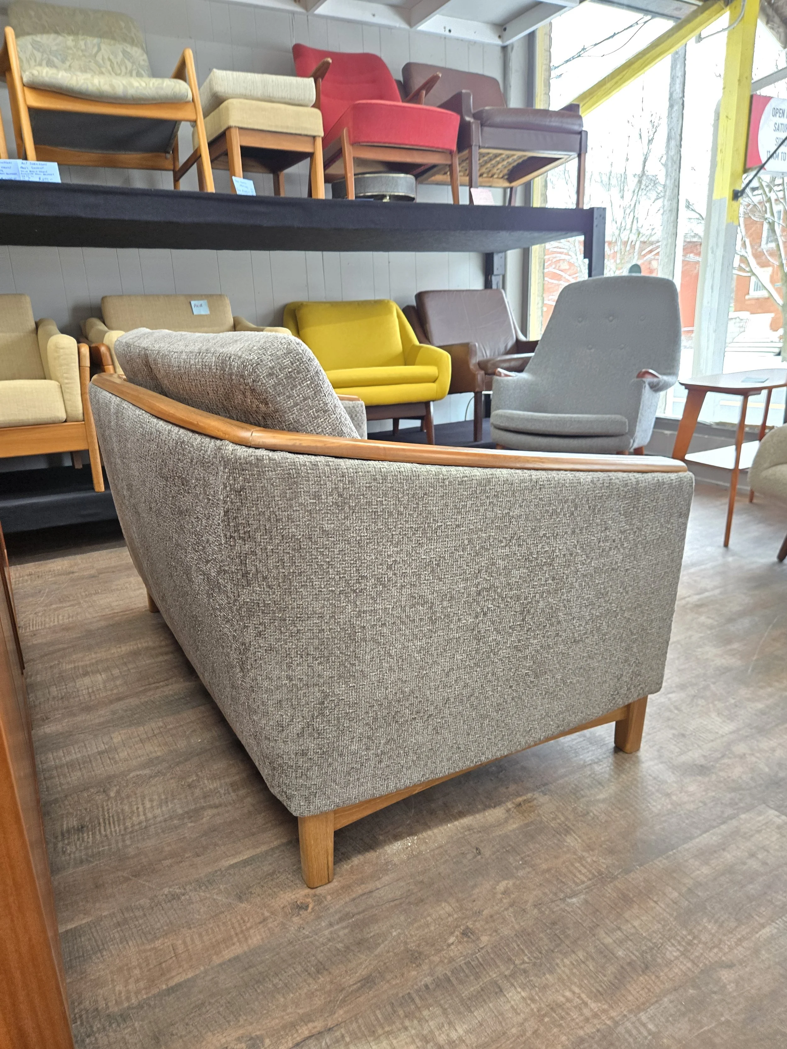 Fully Restored Eco-Friendly Teak Framed Loveseat (Copy)