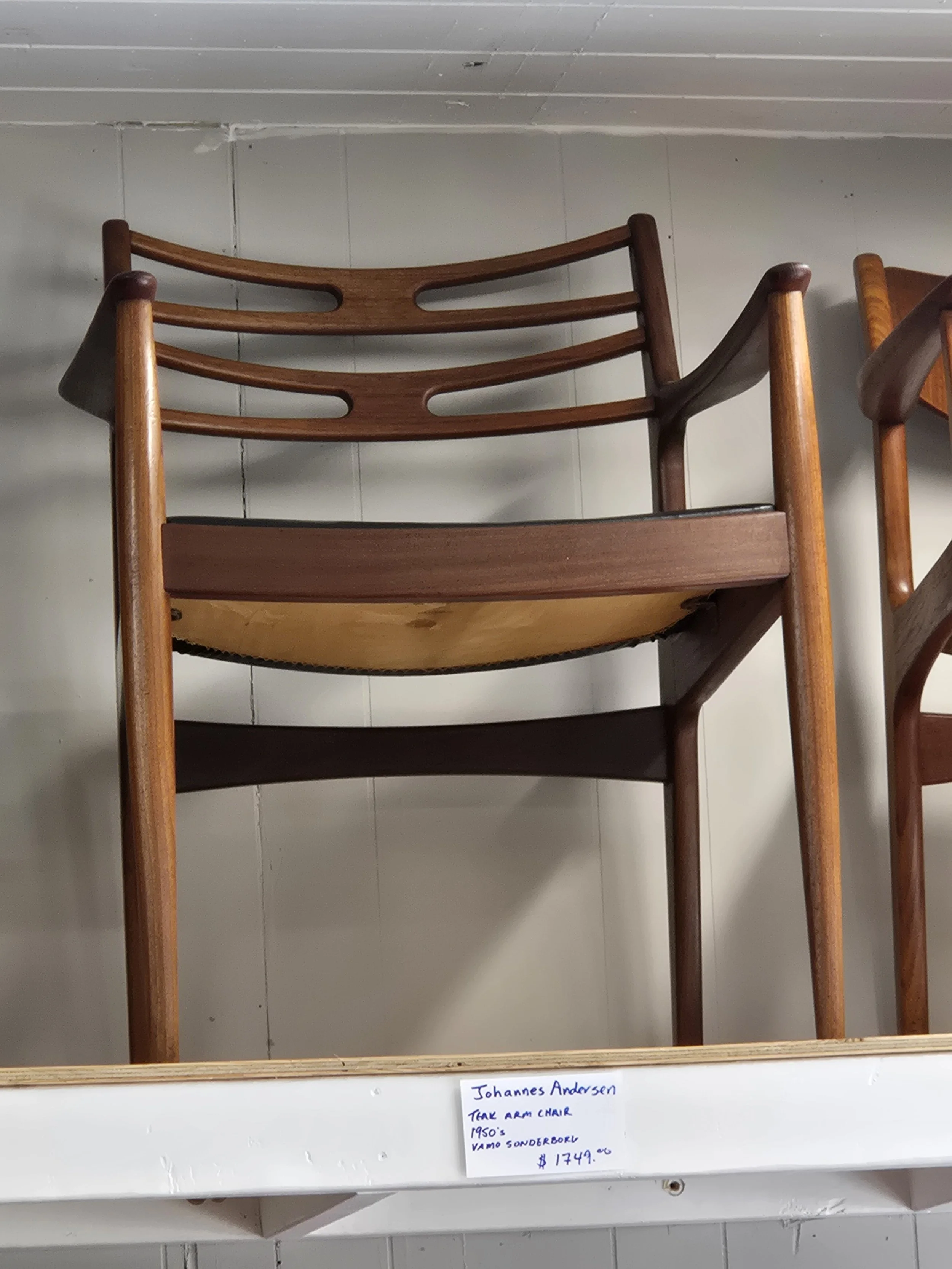 Vintage Johannes Andersen Teak Armchair - Mid-Century Danish Design