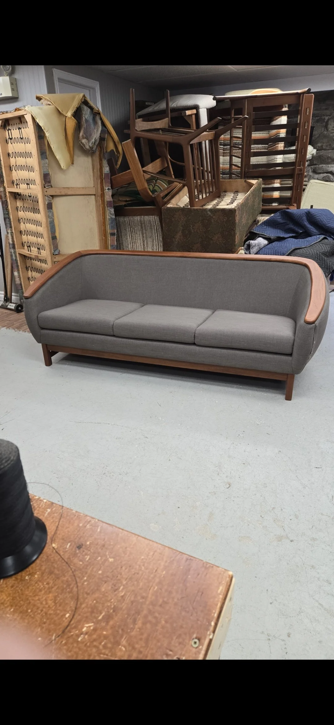 Transform Your Space with the Stunning R Huber Barrel Sofa