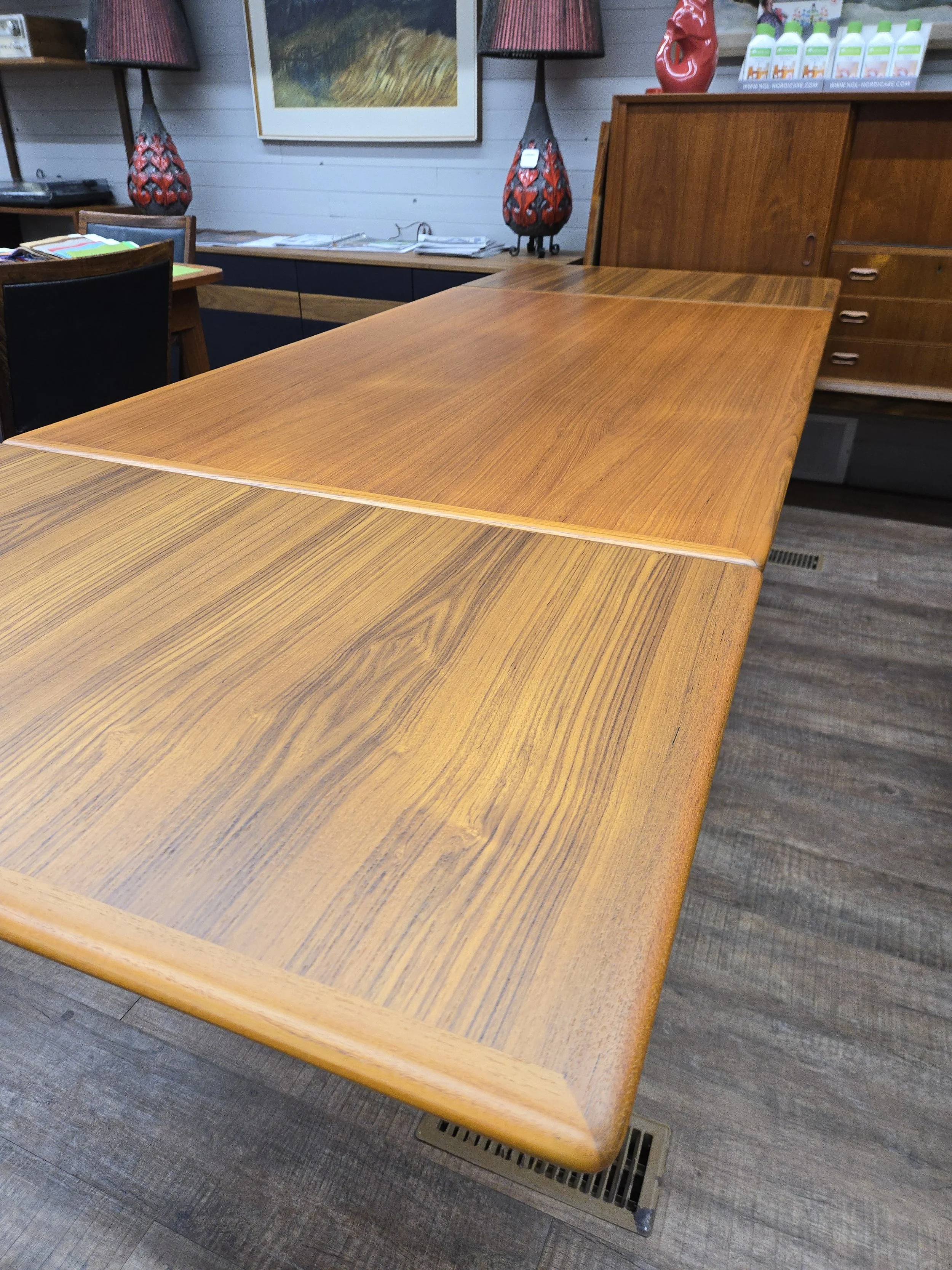 Teak Extension Table with Eco-Friendly Finish — TEAKFINDER
