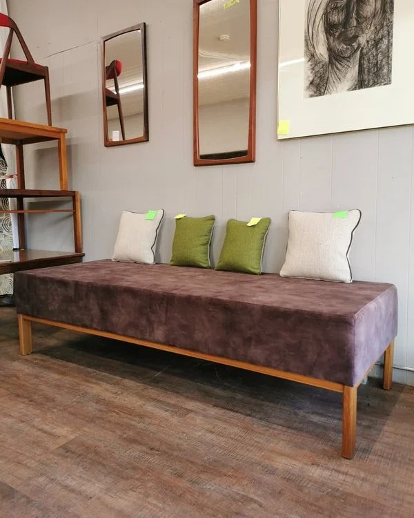 Teak framed day bed