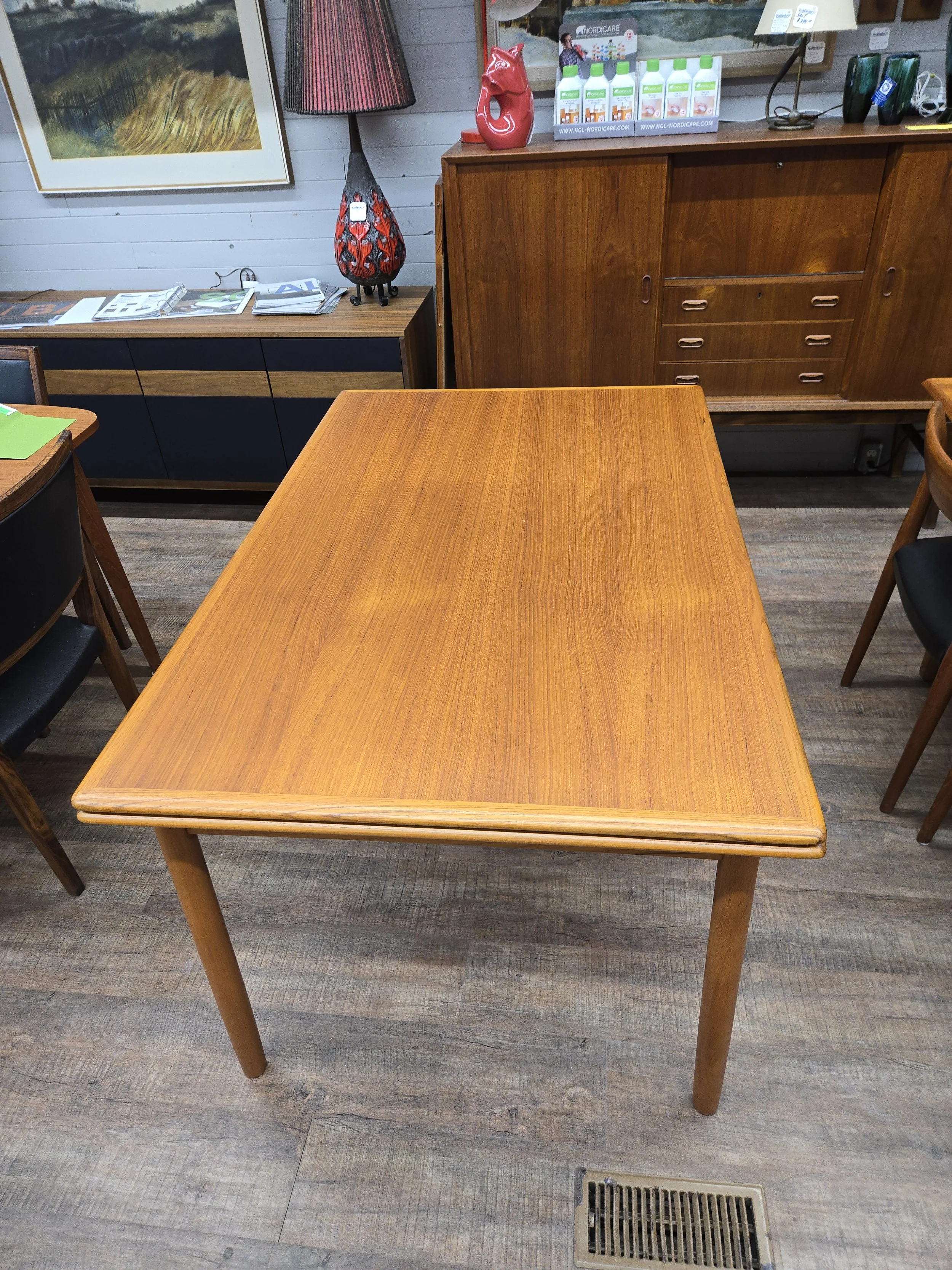 Danish Teak Extension Table with Eco Finish