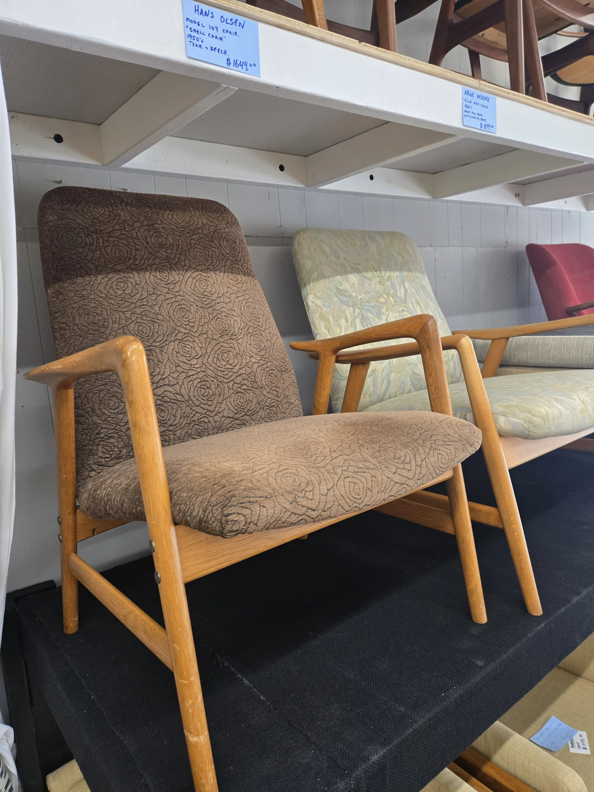 Alf Svensson high back lounge chair