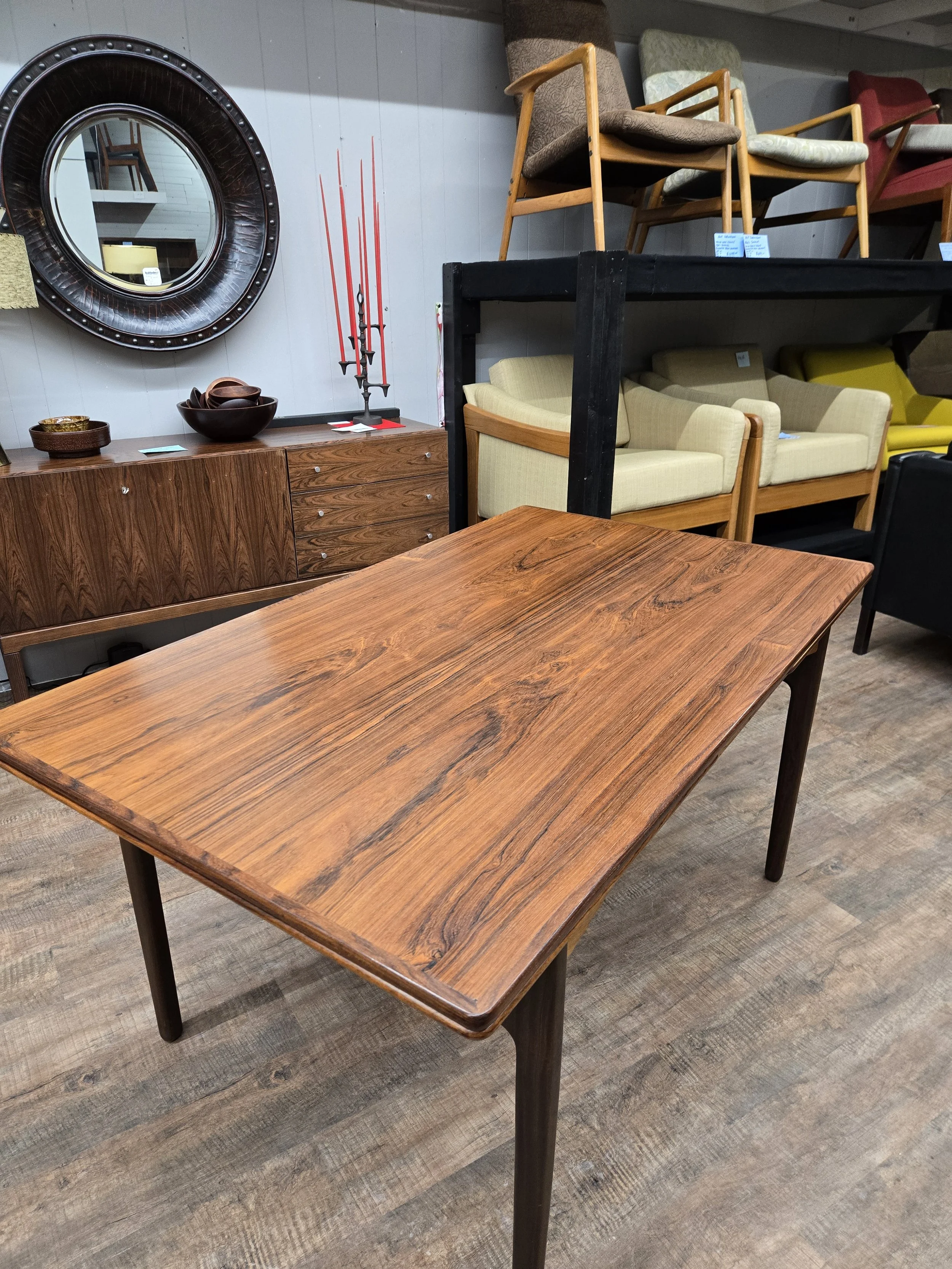 Danish Rosewood Extension Table