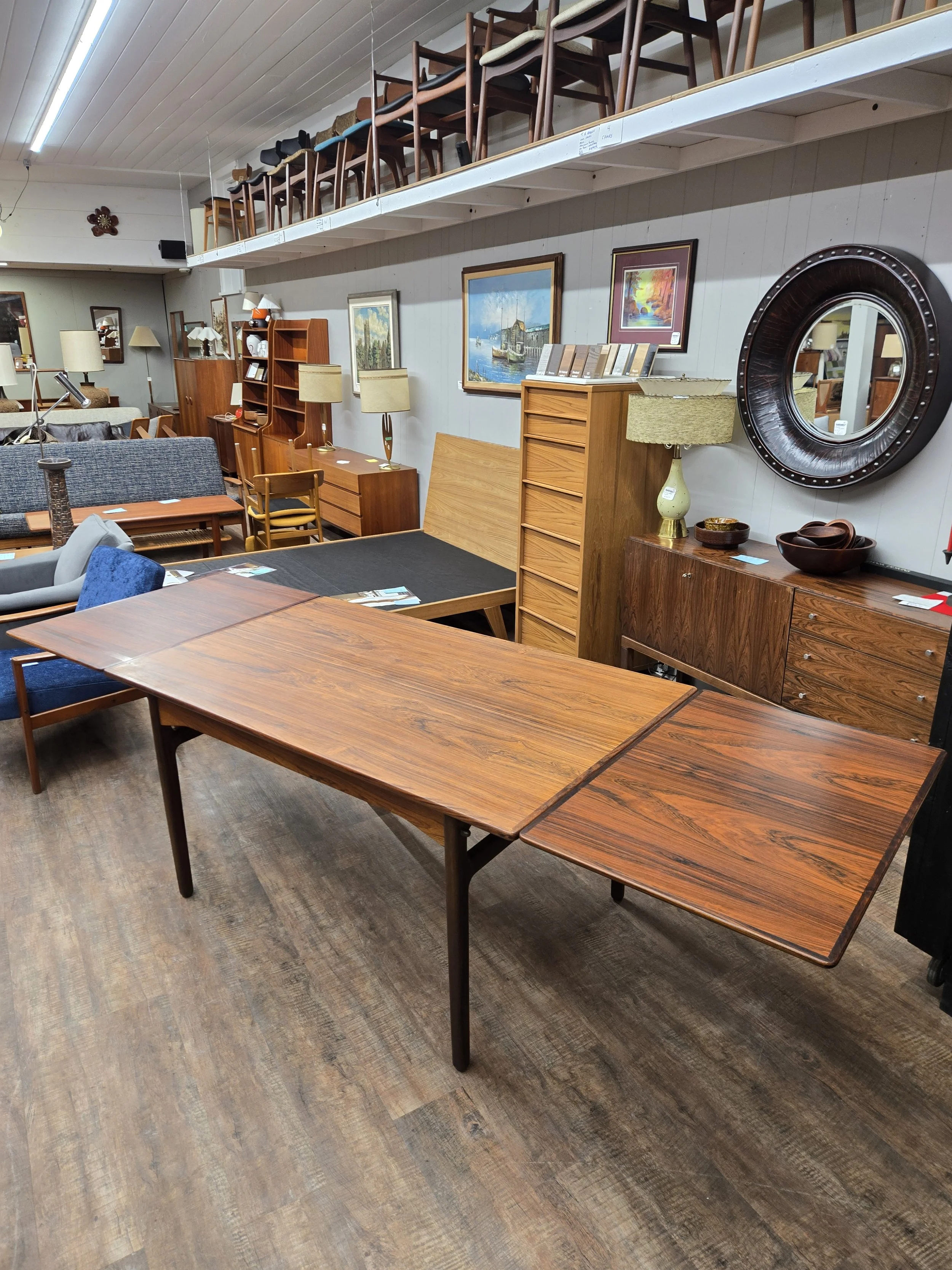 Danish Rosewood Extension Table